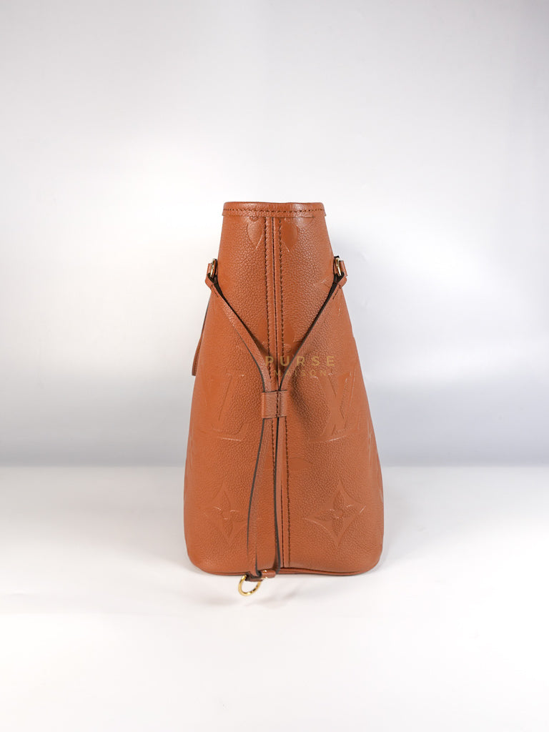Neverfull MM Cognac Empreinte Leather Tote Bag (Microchip) | Purse Maison Luxury Bags Shop