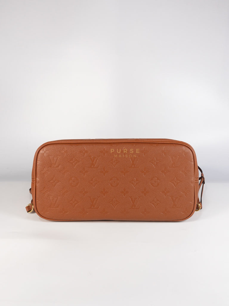 Neverfull MM Cognac Empreinte Leather Tote Bag (Microchip) | Purse Maison Luxury Bags Shop