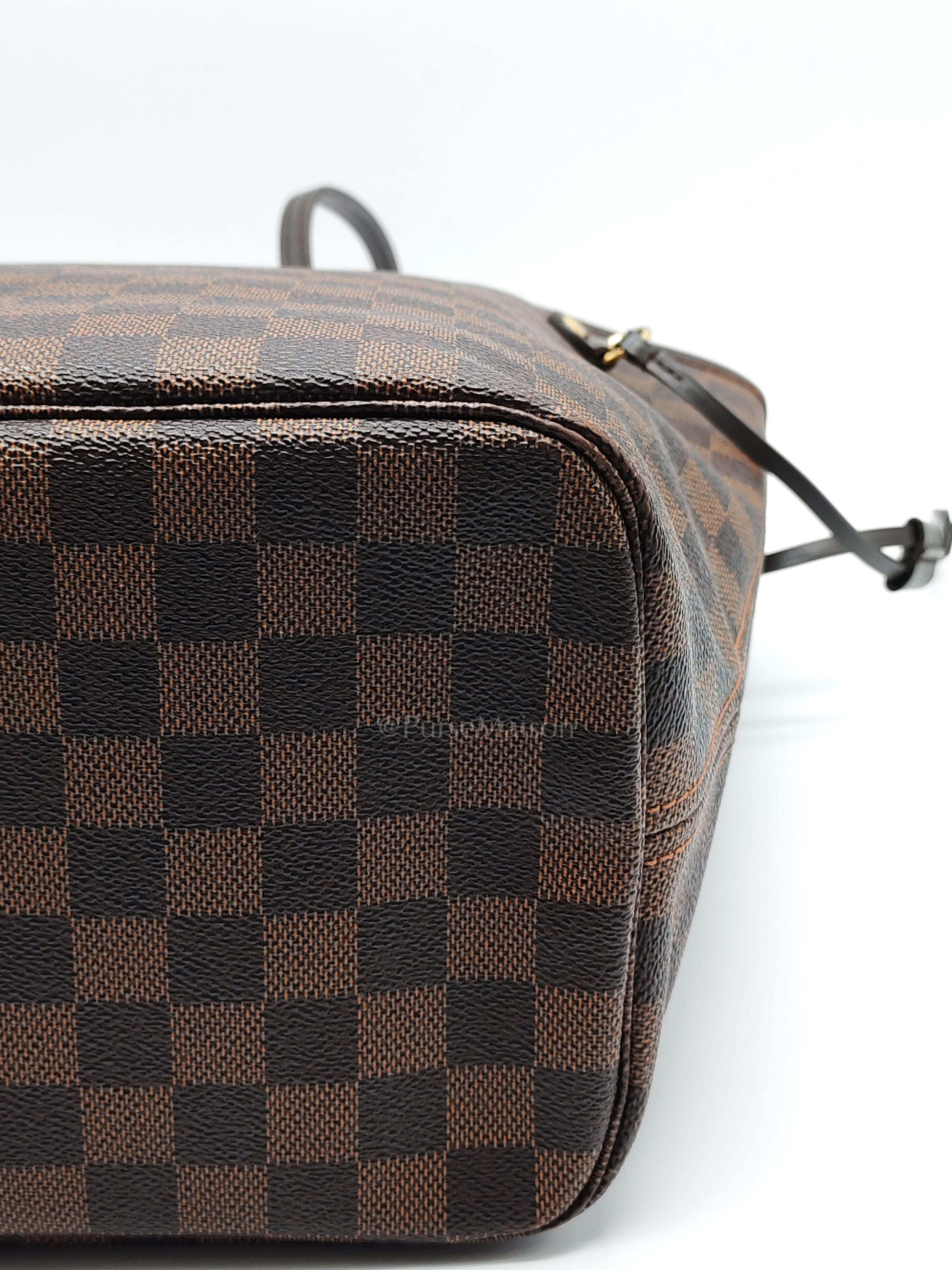 Neverfull MM in Damier Ebene Canvas Tote Bag (Date Code: SA1164) | Purse Maison Luxury Bags Shop