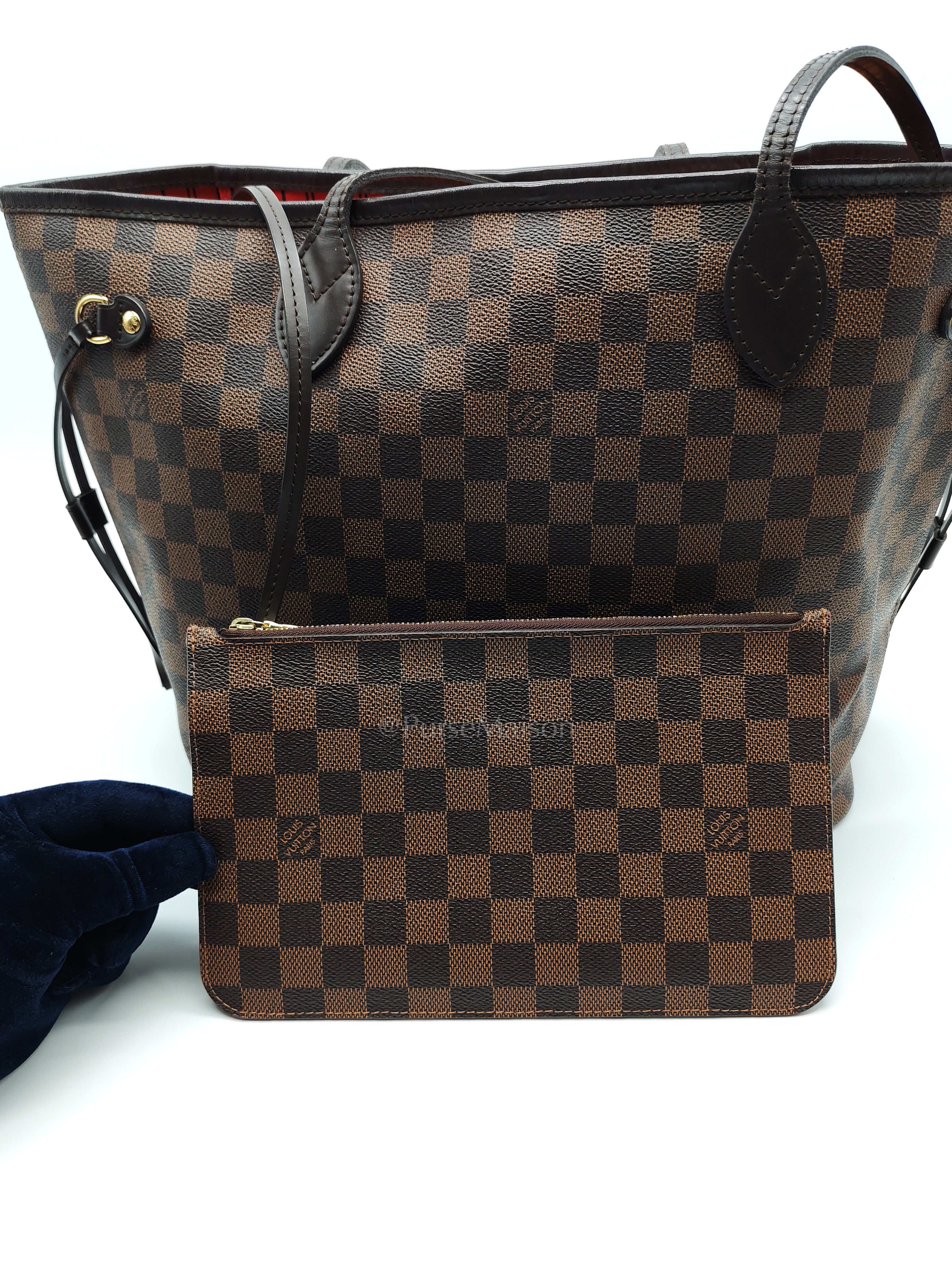 Neverfull MM in Damier Ebene Canvas Tote Bag (Date Code: SA1164) | Purse Maison Luxury Bags Shop