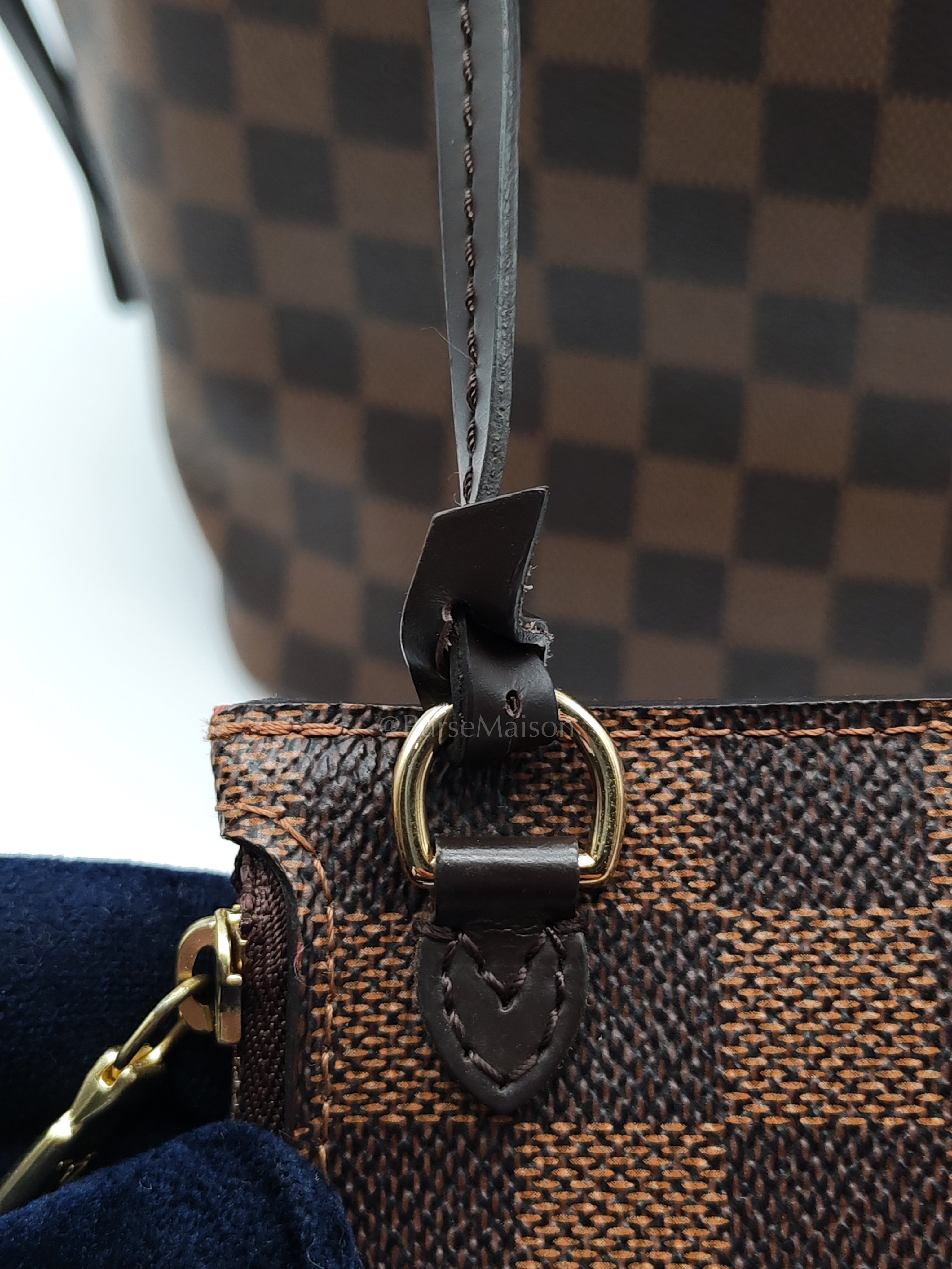 Neverfull MM in Damier Ebene Canvas Tote Bag (Date Code: SA1164) | Purse Maison Luxury Bags Shop
