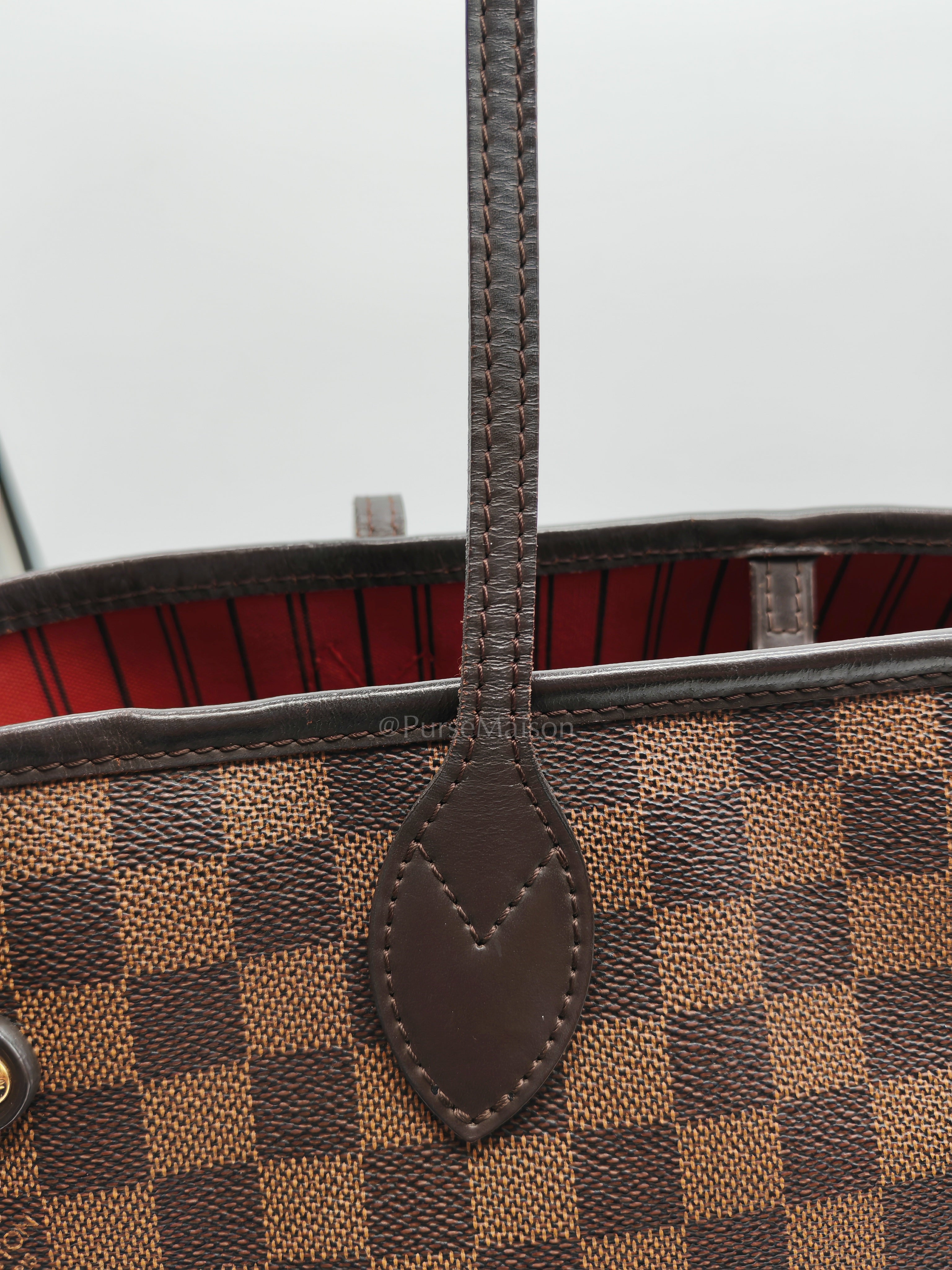 Neverfull MM in Damier Ebene Canvas Tote Bag (Date Code: SA1164) | Purse Maison Luxury Bags Shop