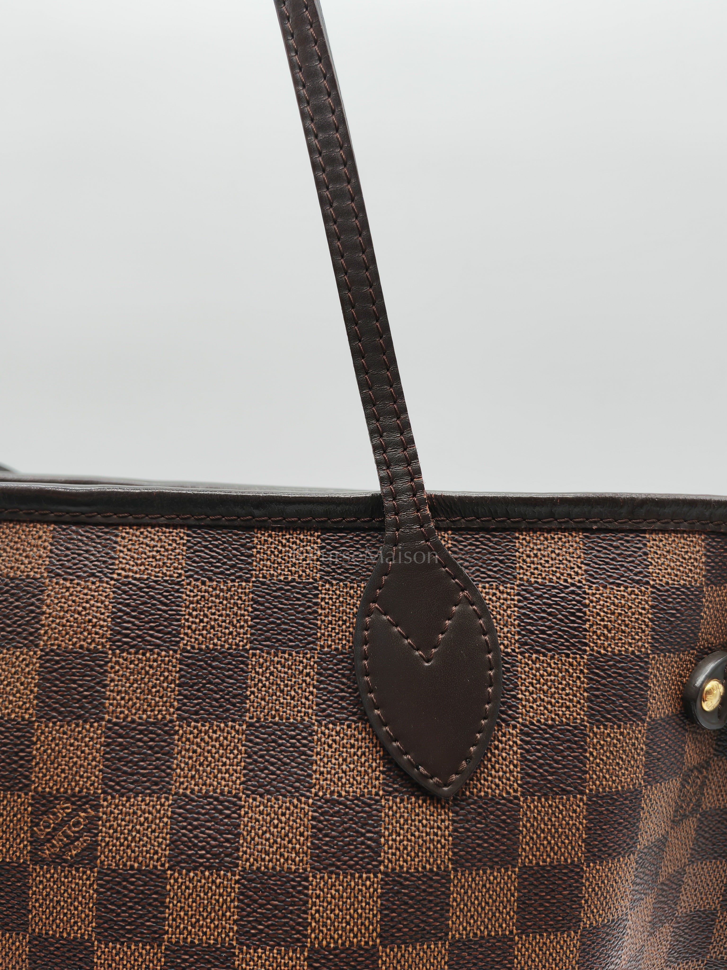 Neverfull MM in Damier Ebene Canvas Tote Bag (Date Code: SA1164) | Purse Maison Luxury Bags Shop