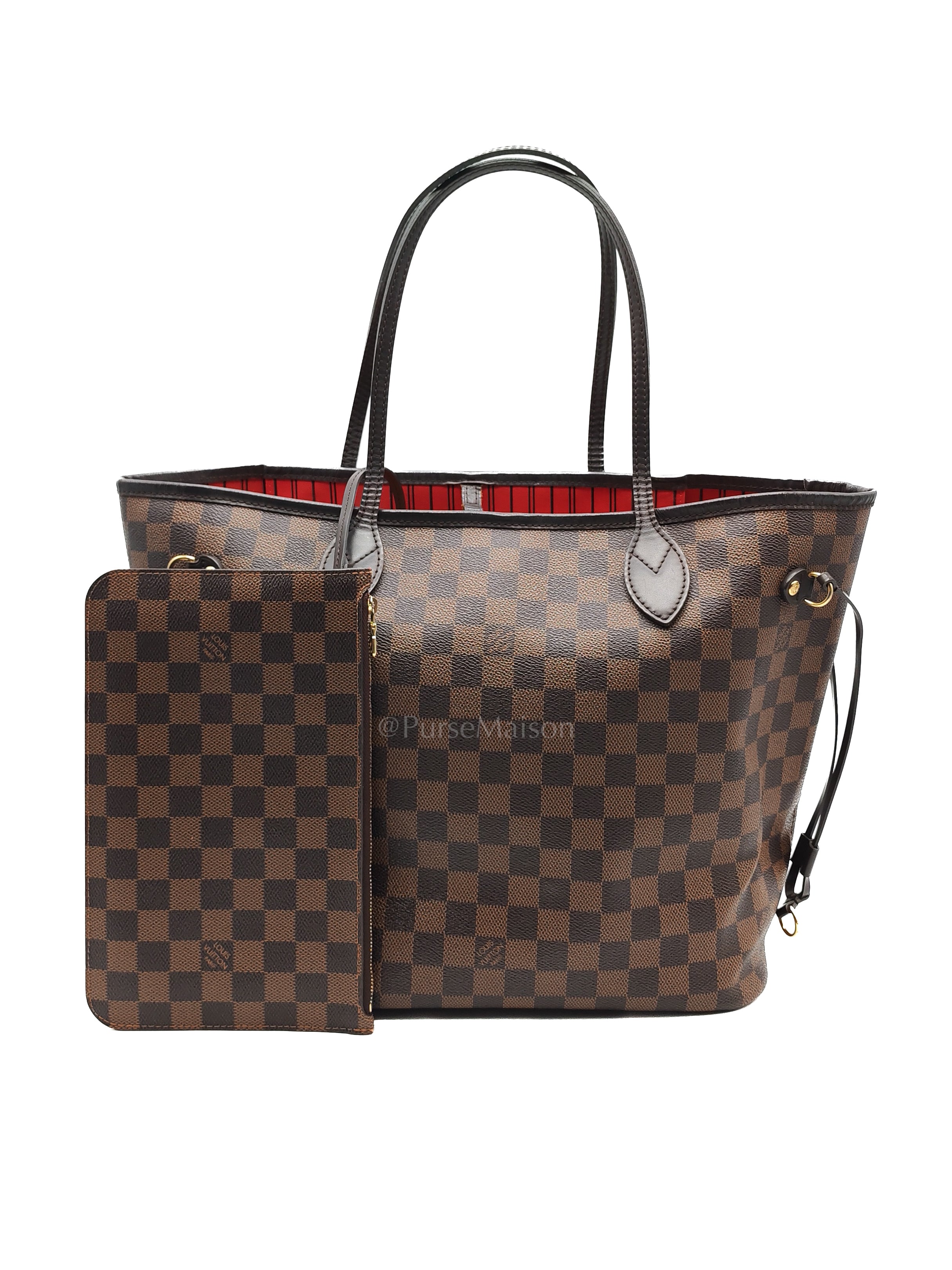 Neverfull MM in Damier Ebene Canvas Tote Bag (Date Code: SA1164) | Purse Maison Luxury Bags Shop