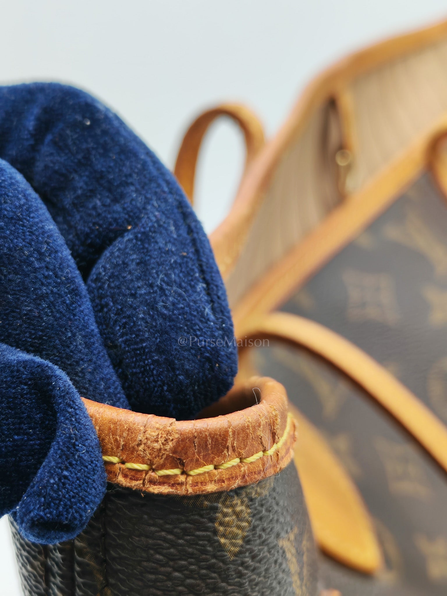 Neverfull MM in Monogram Canvas Tote Bag (Date Code: VI0038)