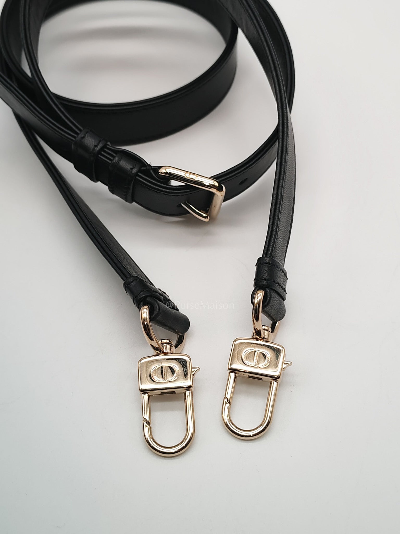 Lady D-Joy Medium in Black Quilted Lambskin Leather & Light Gold Hardware