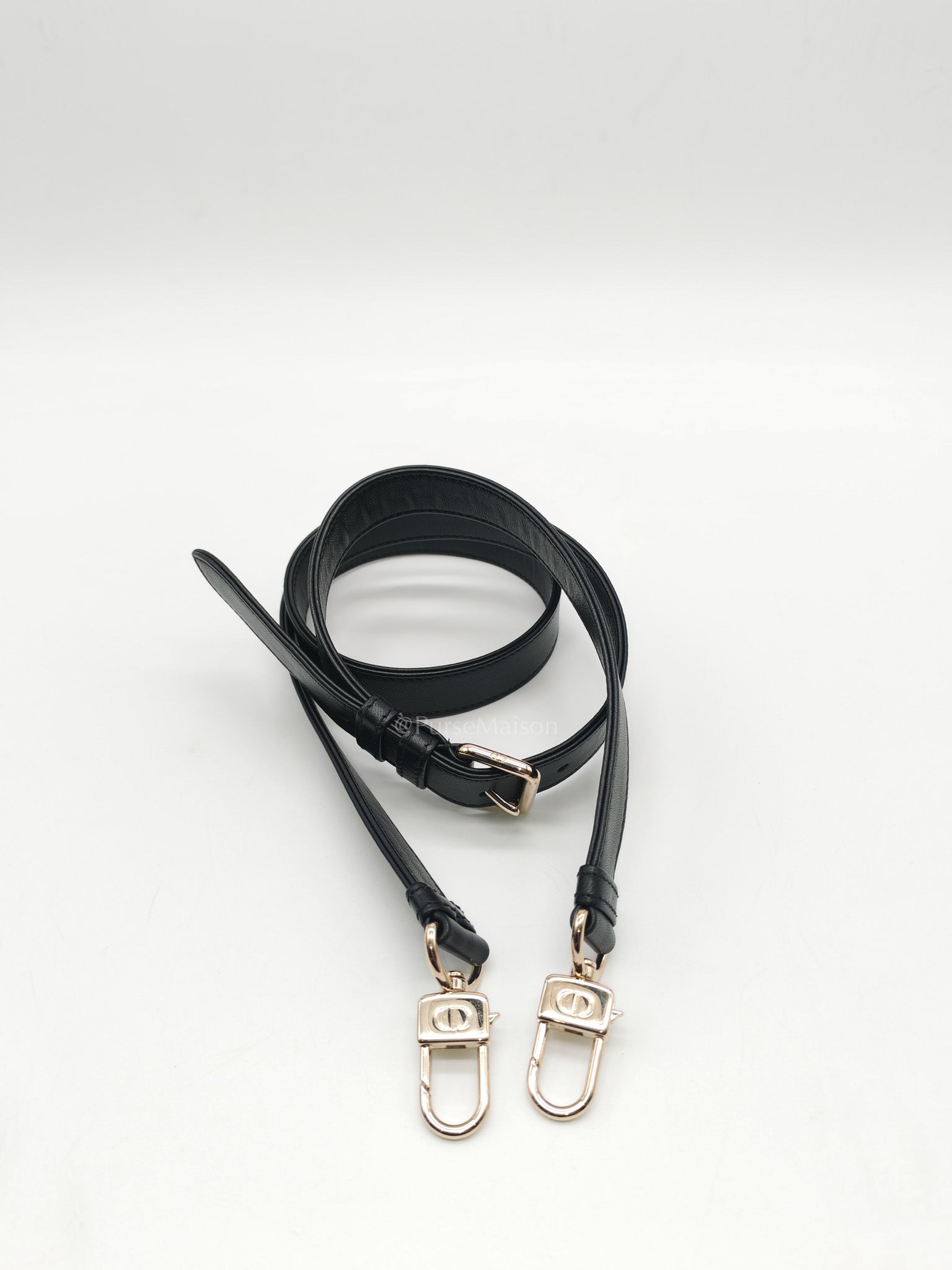 Lady D-Joy Medium in Black Quilted Lambskin Leather & Light Gold Hardware
