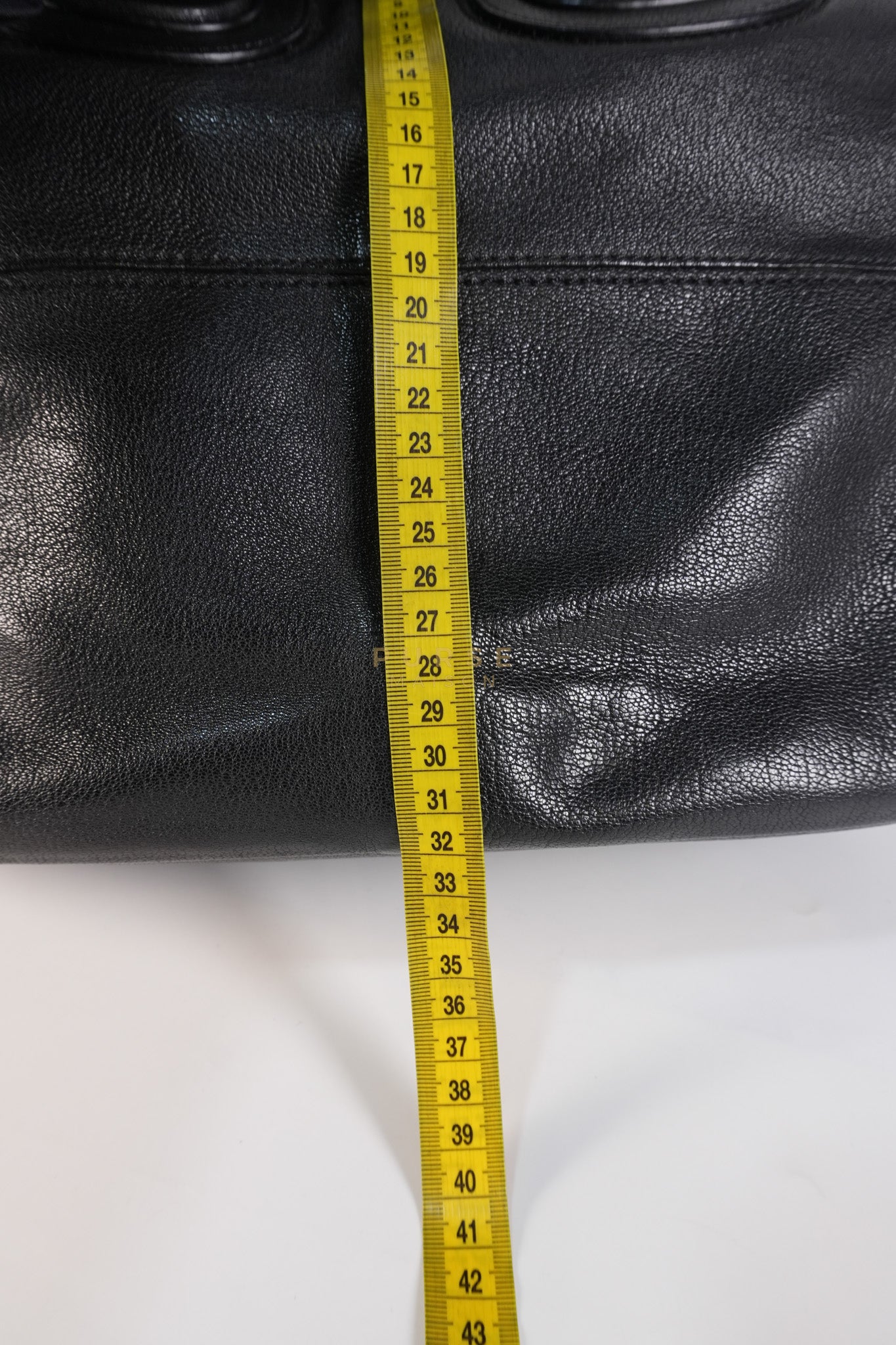 Nightingale Bag Medium in Black Calfskin Leather & Silver Hardware | Purse Maison Luxury Bags Shop