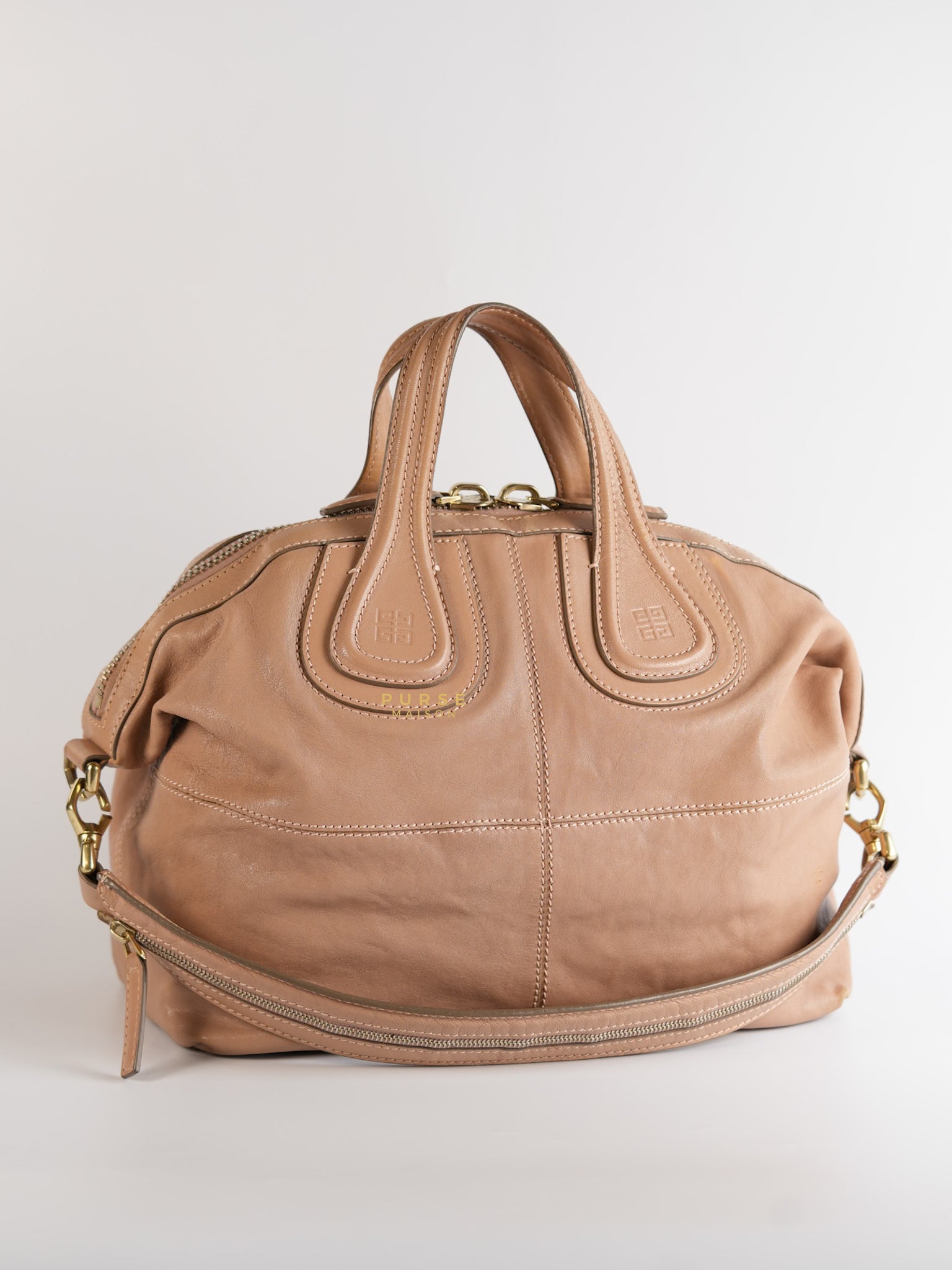 Nightingale Medium Dusty Rose Calfskin Bag | Purse Maison Luxury Bags Shop