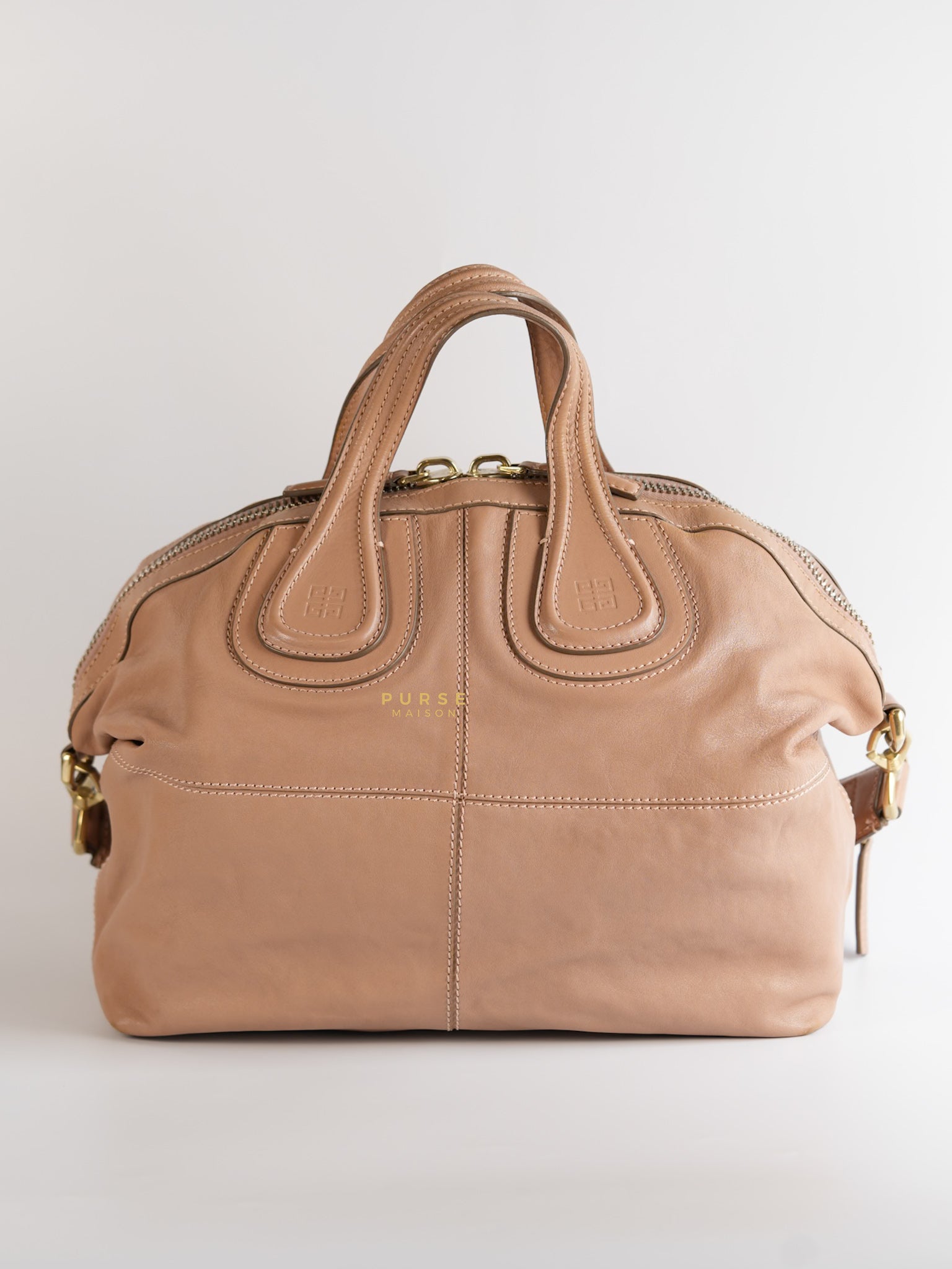 Nightingale Medium Dusty Rose Calfskin Bag | Purse Maison Luxury Bags Shop