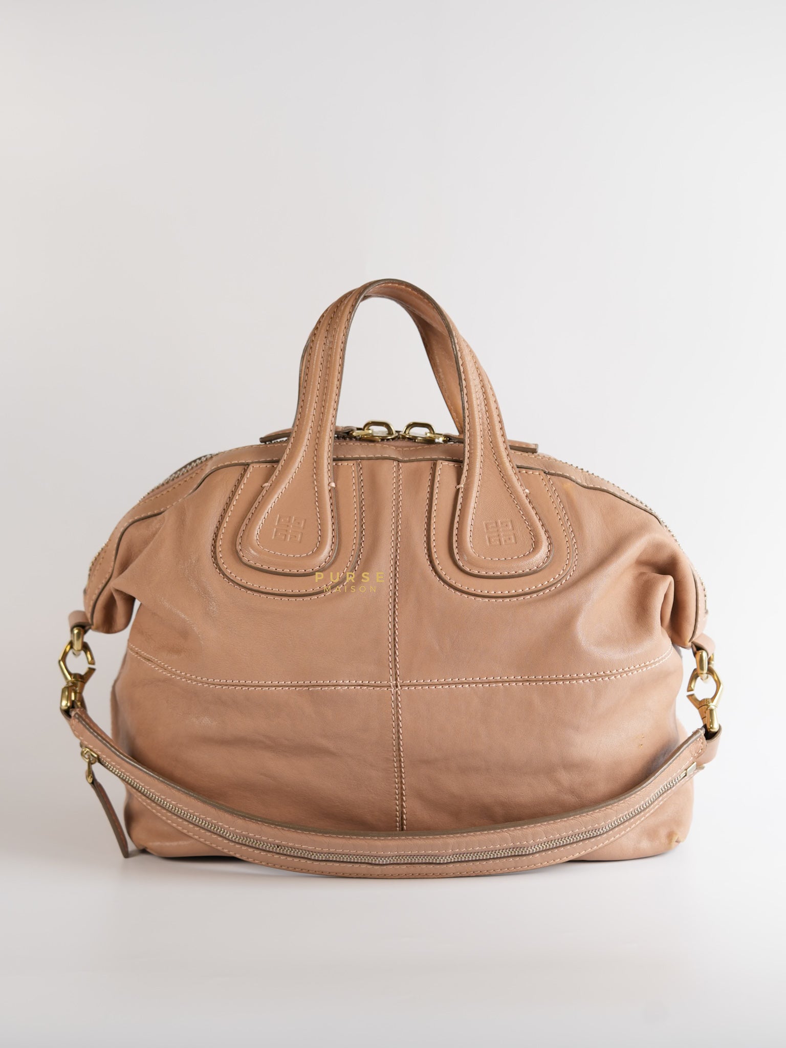 Nightingale Medium Dusty Rose Calfskin Bag | Purse Maison Luxury Bags Shop