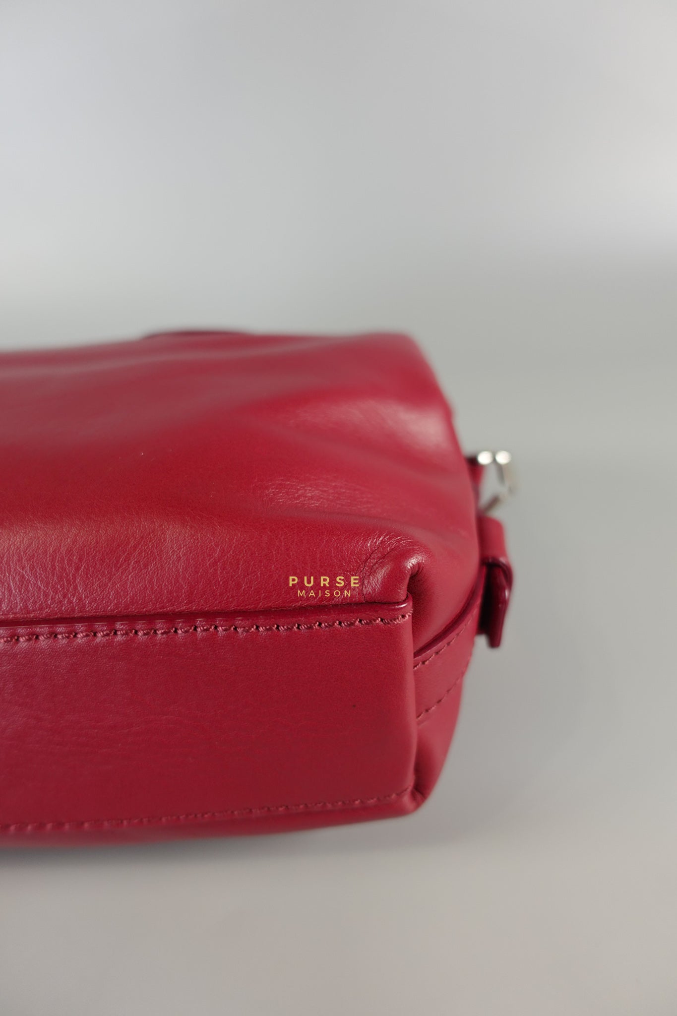 Nightingale Mini Cherry Grained Leather Bag | Purse Maison Luxury Bags Shop