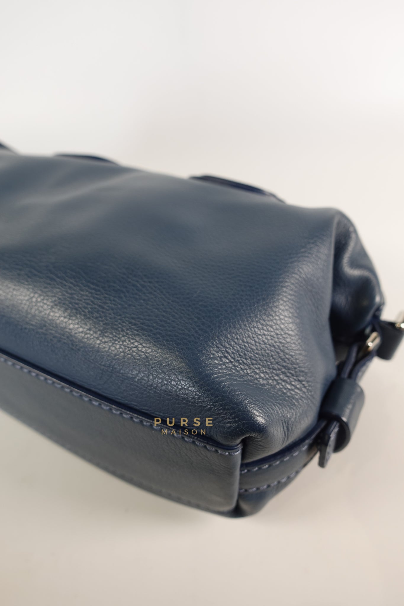 Nightingale Mini in Blue Calf Leather | Purse Maison Luxury Bags Shop