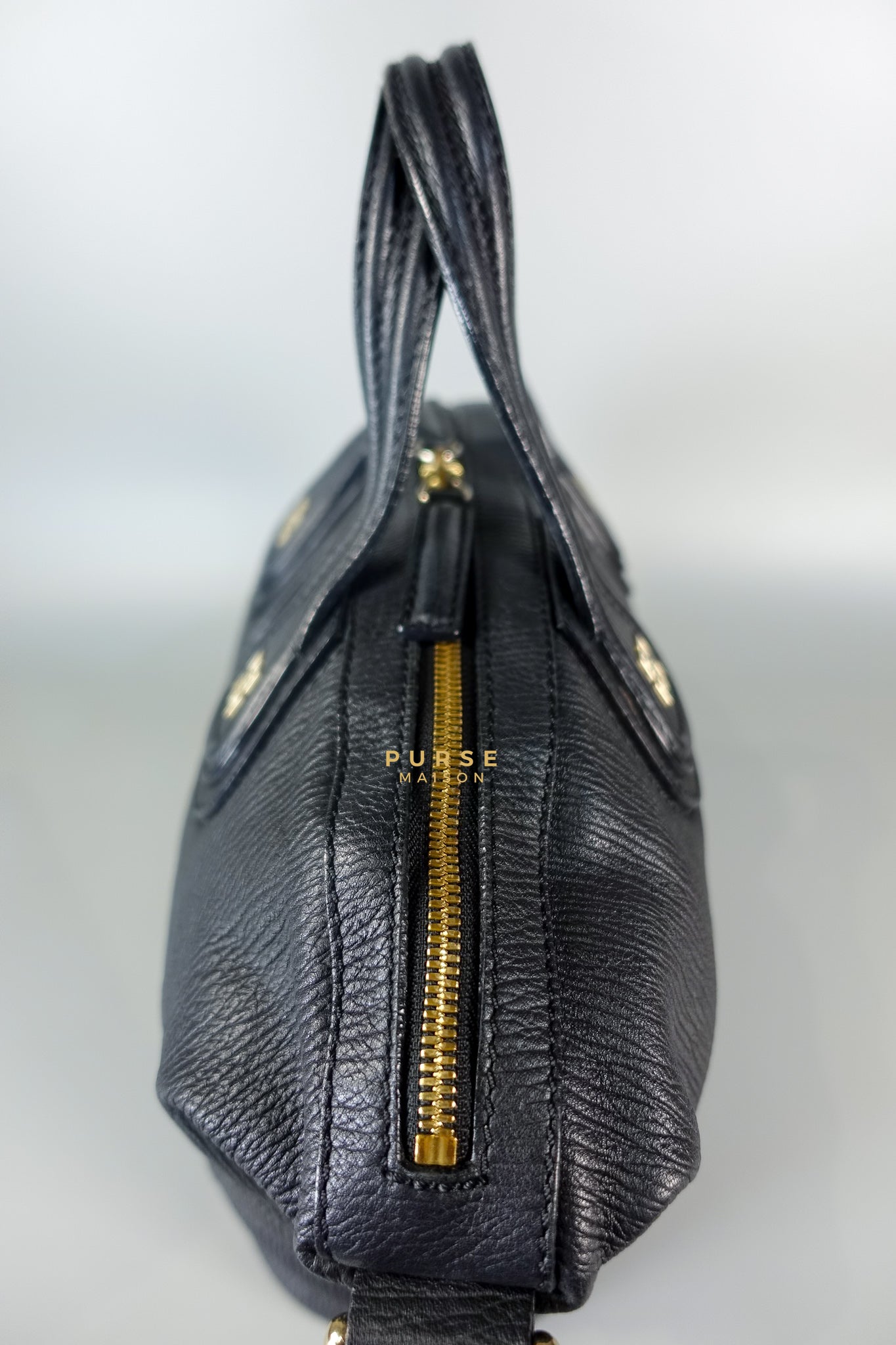 Nightingale Small Black Calfskin Bag | Purse Maison Luxury Bags Shop