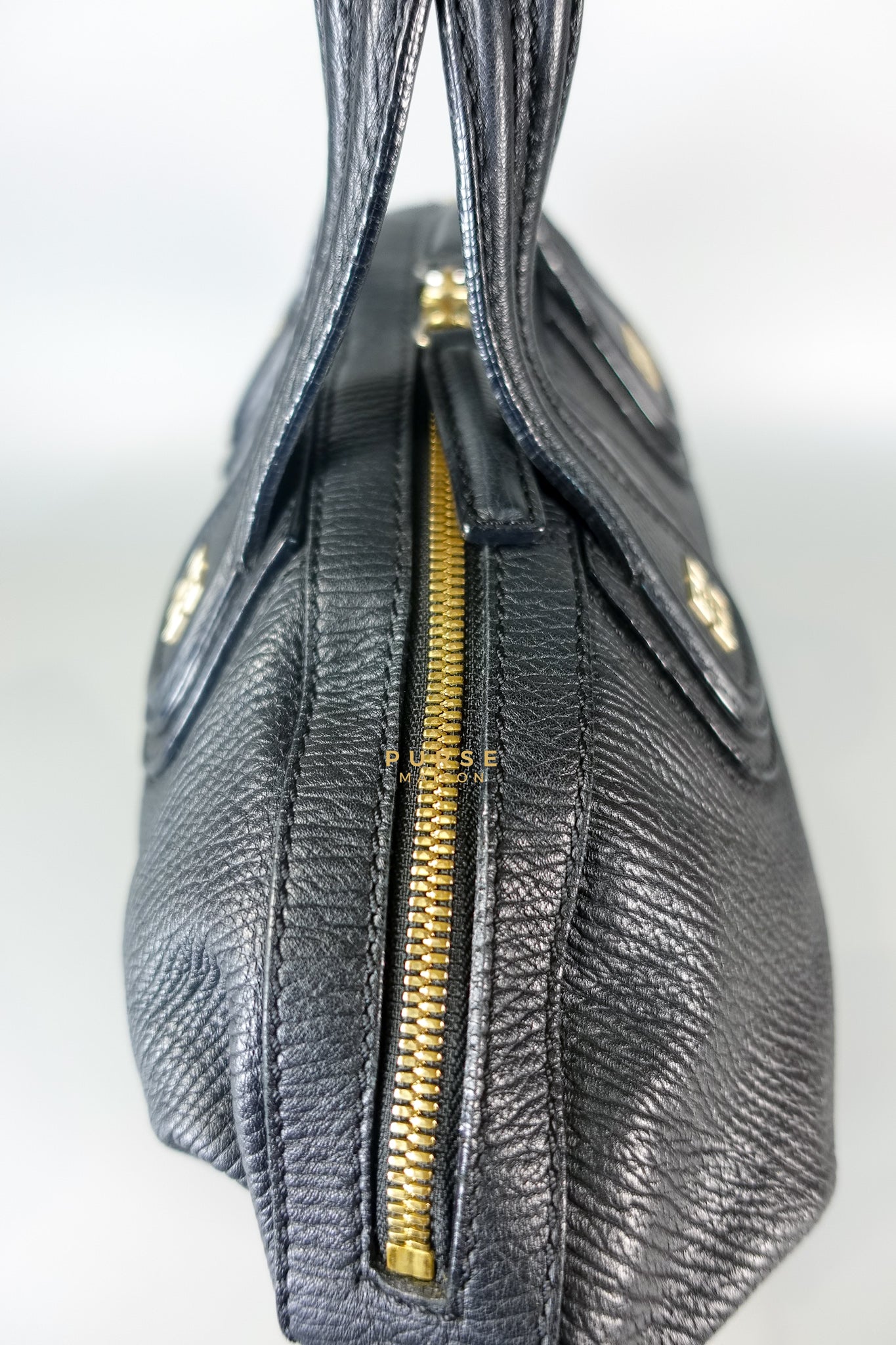 Nightingale Small Black Calfskin Bag | Purse Maison Luxury Bags Shop