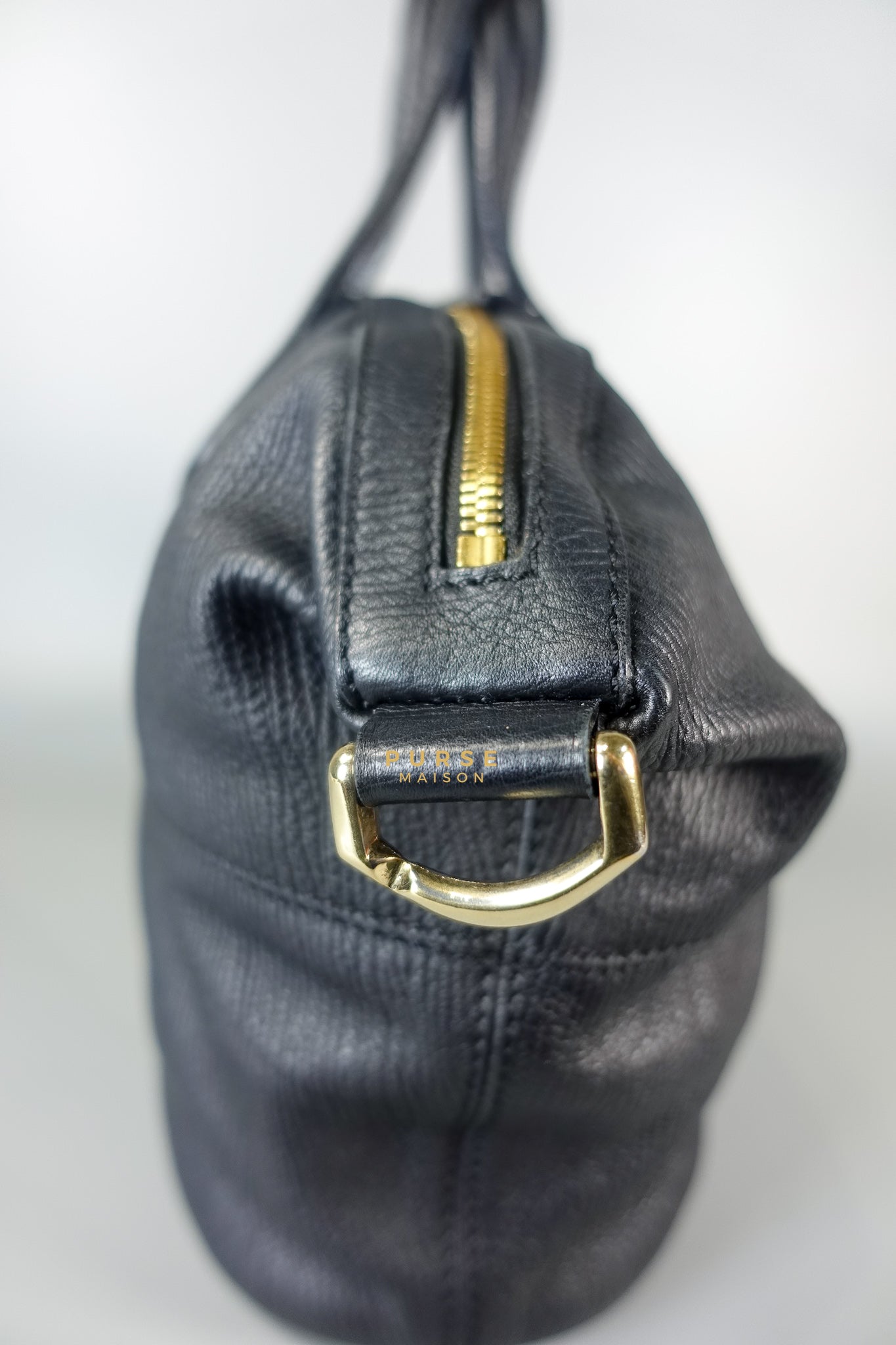 Nightingale Small Black Calfskin Bag | Purse Maison Luxury Bags Shop