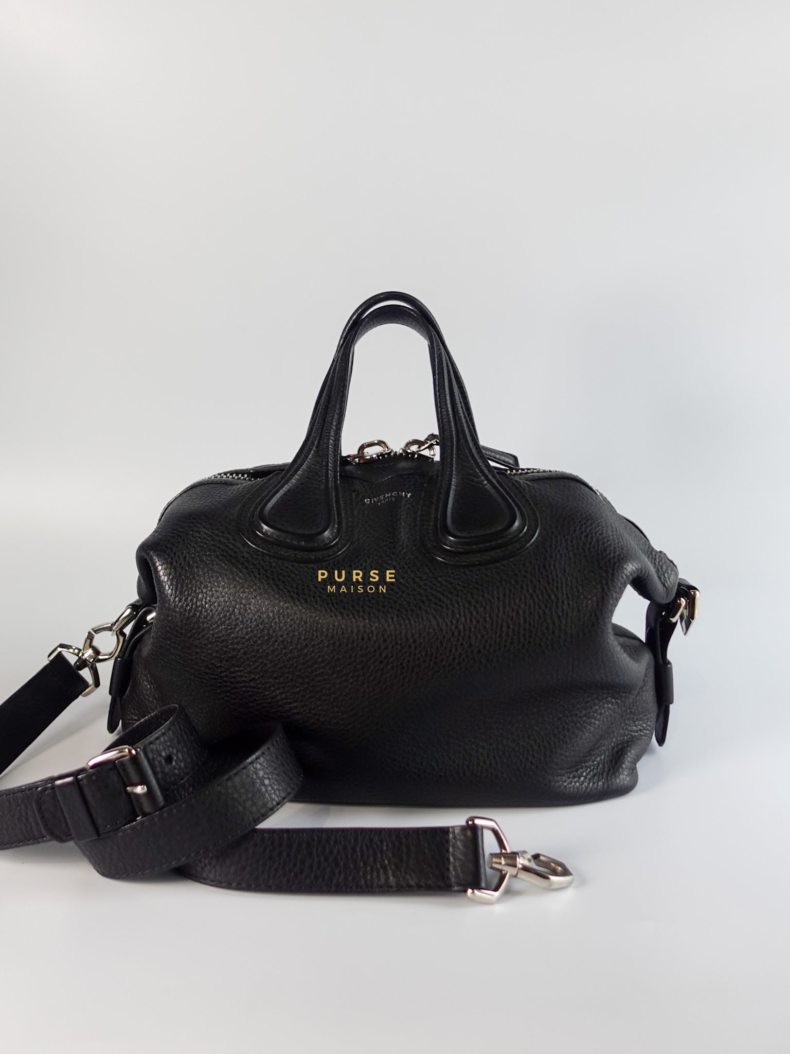 Nightingale Small Black Calfskin Bag | Purse Maison Luxury Bags Shop