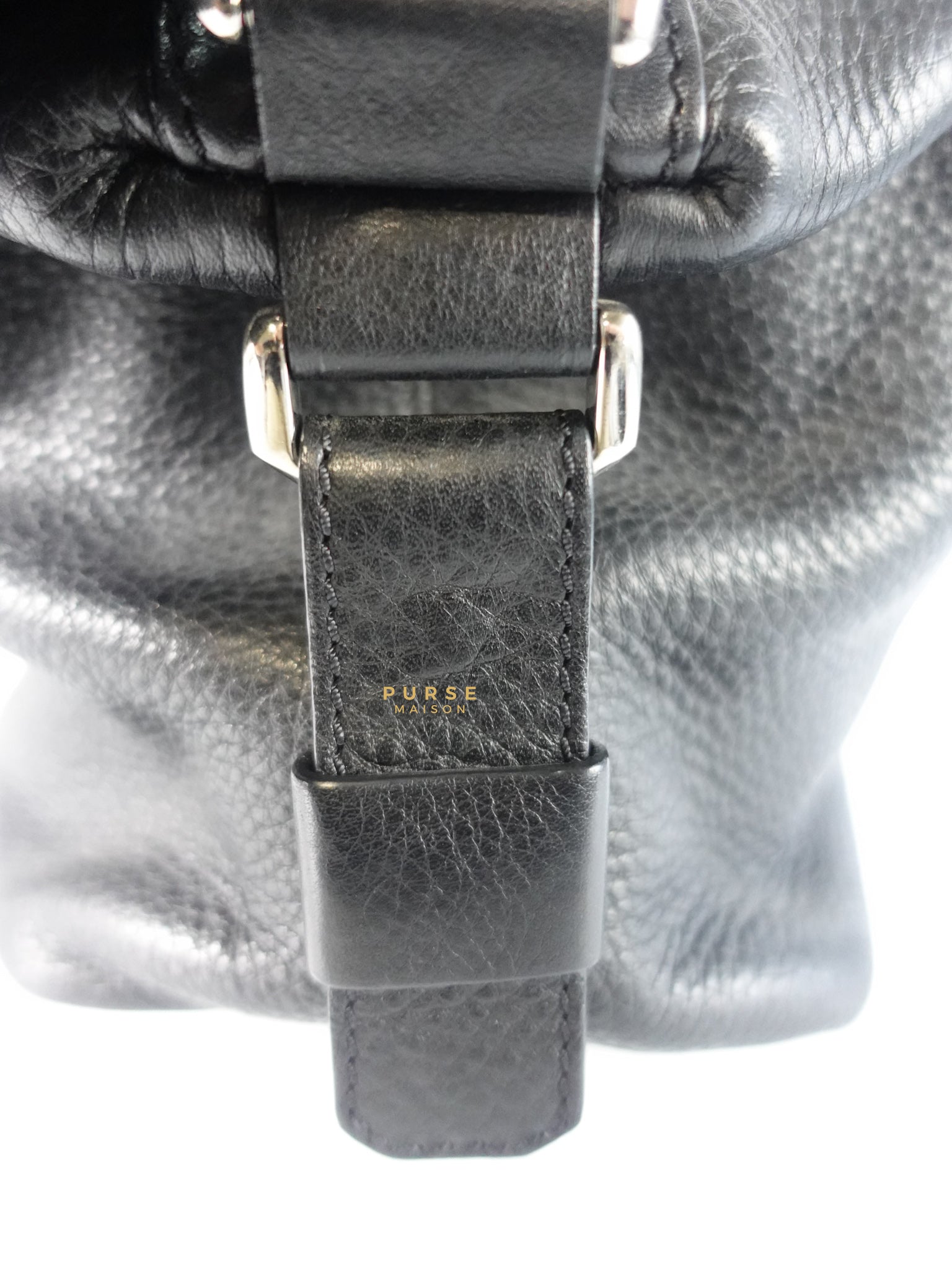 Nightingale Small Black Calfskin Bag | Purse Maison Luxury Bags Shop