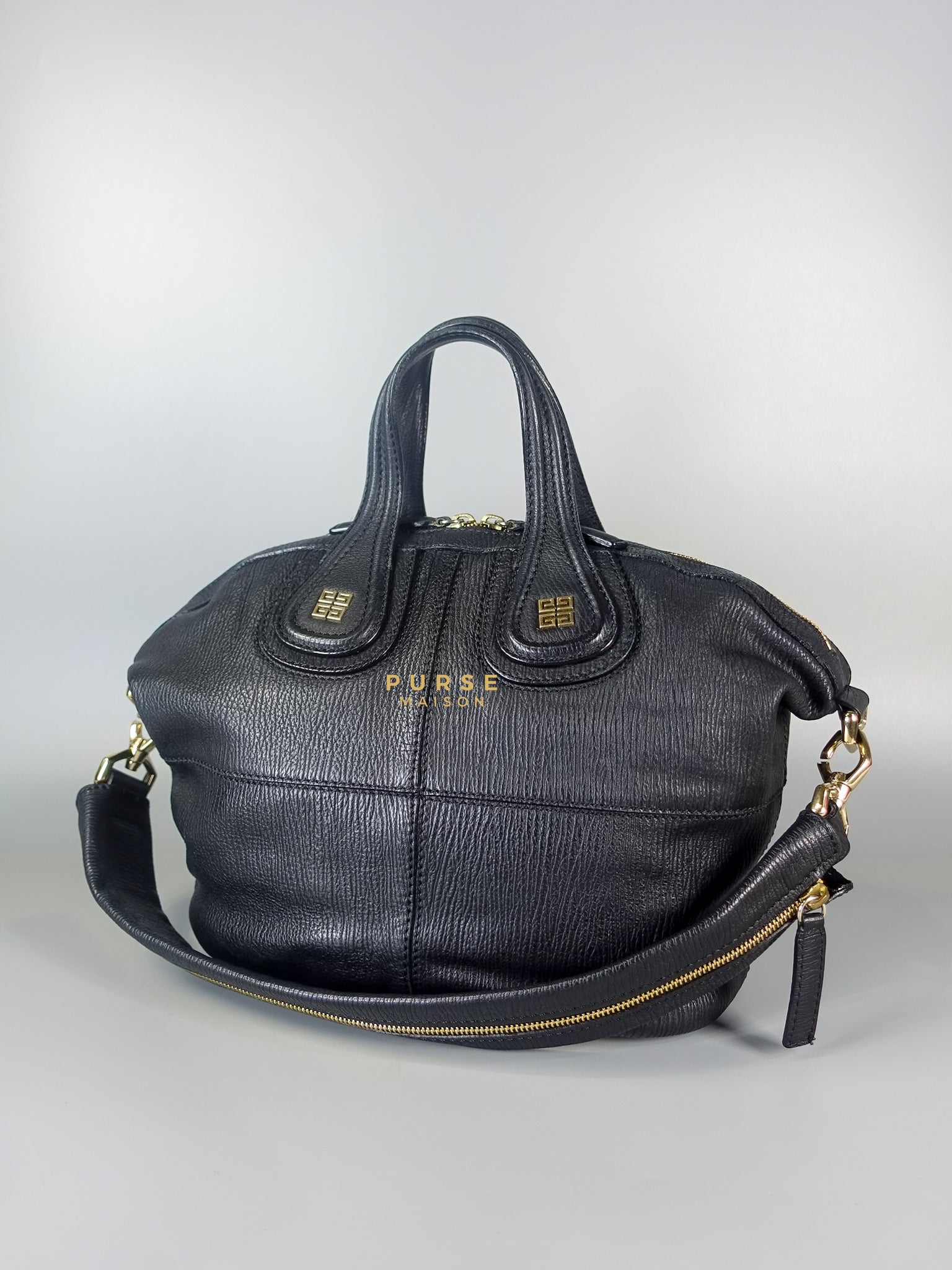 Nightingale Small Black Calfskin Bag | Purse Maison Luxury Bags Shop