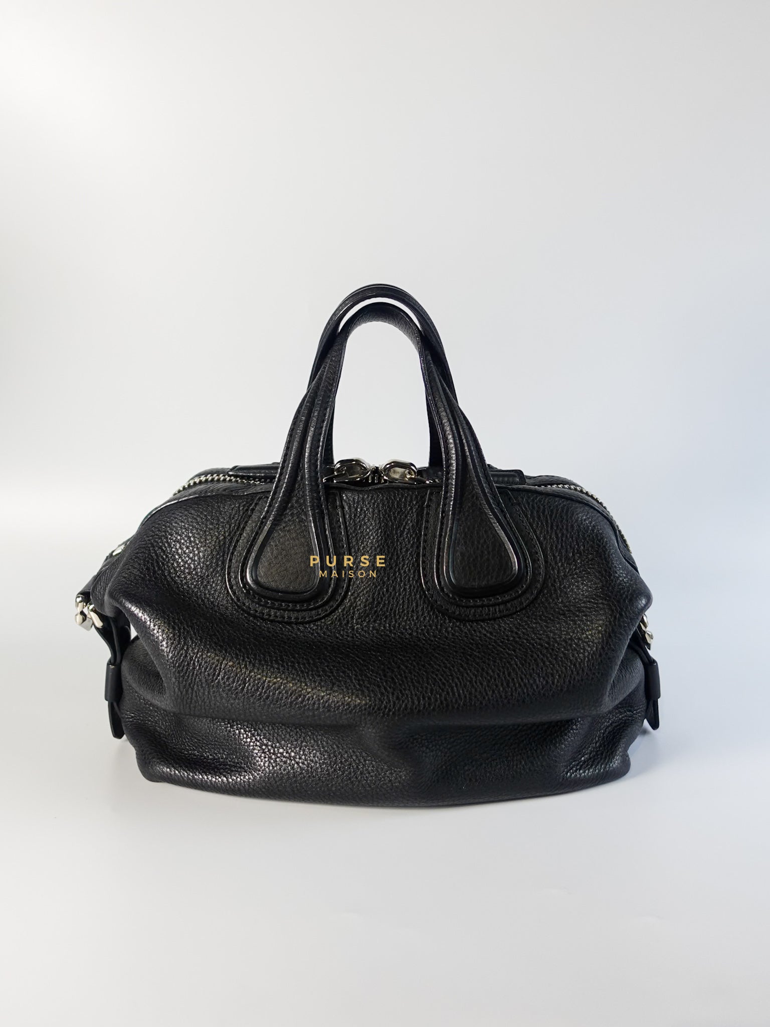 Nightingale Small Black Calfskin Bag | Purse Maison Luxury Bags Shop