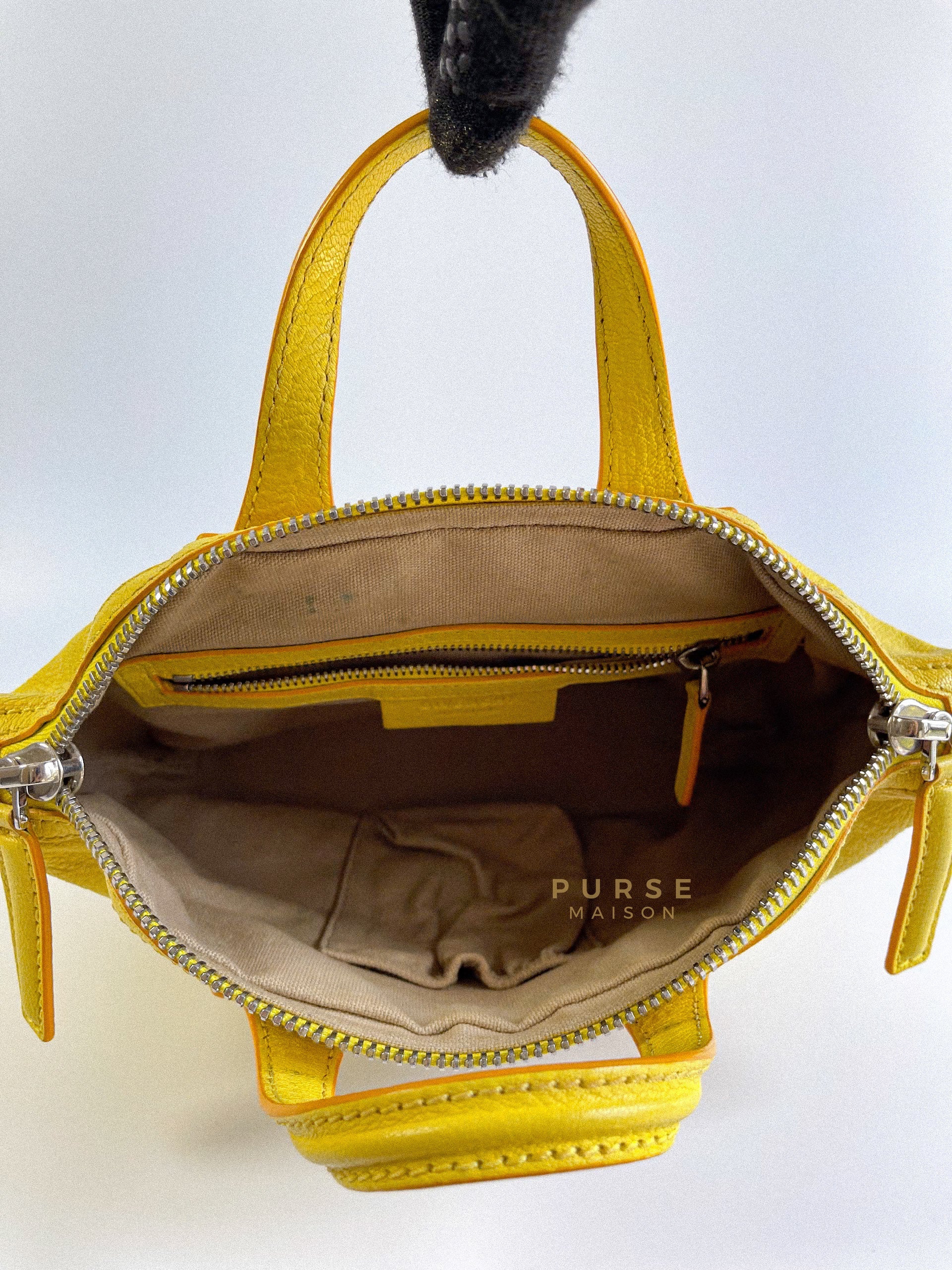 Nightingale Yellow Micro Bag | Purse Maison Luxury Bags Shop