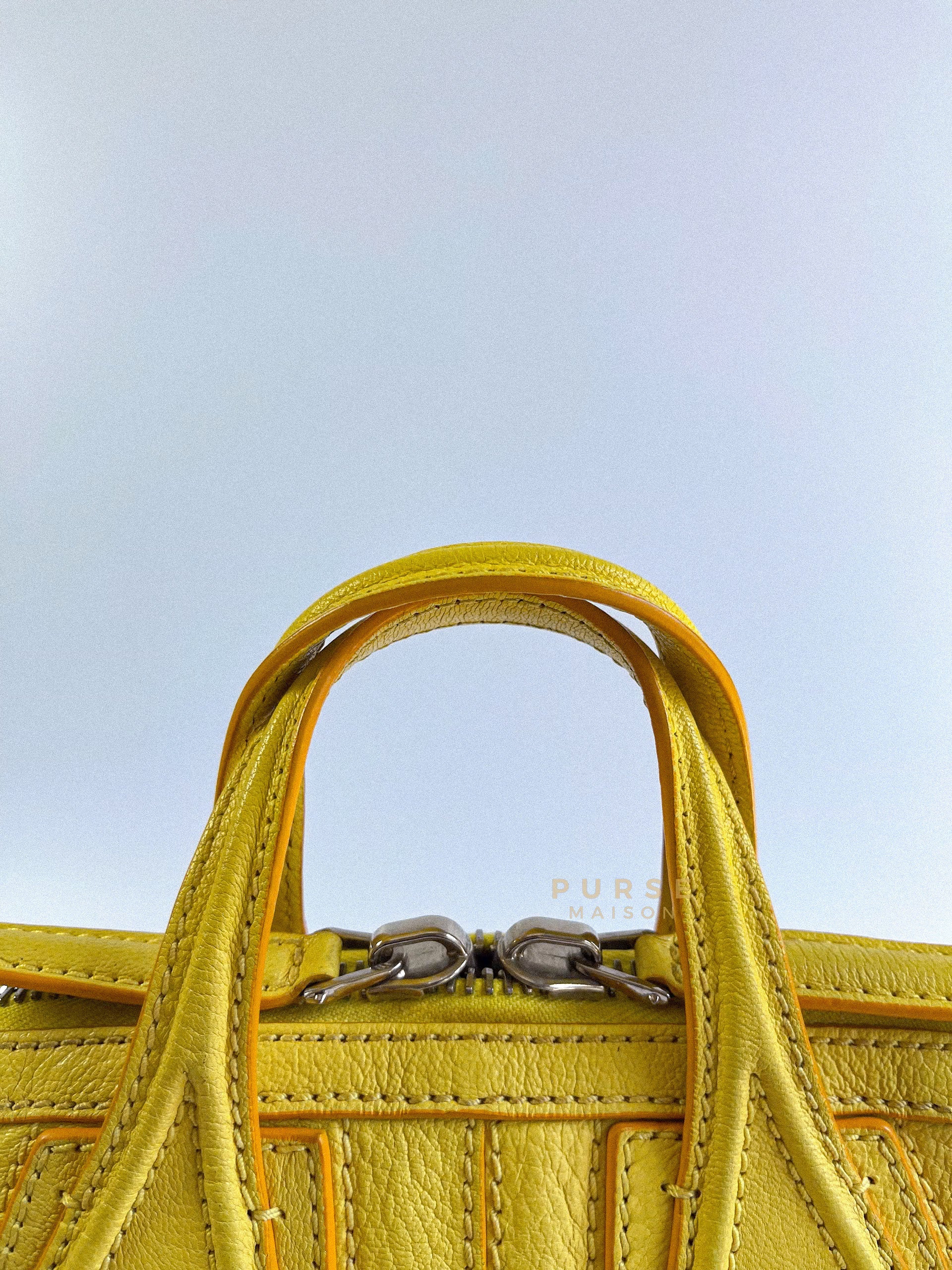 Nightingale Yellow Micro Bag | Purse Maison Luxury Bags Shop