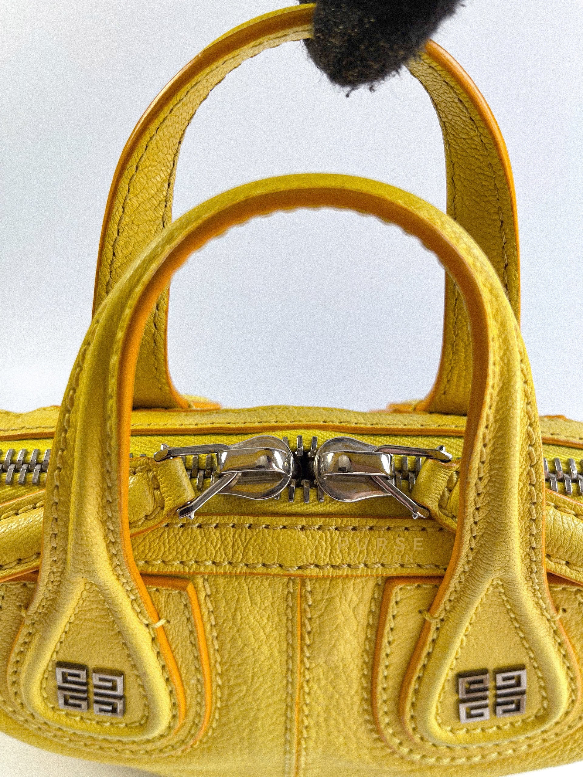 Nightingale Yellow Micro Bag | Purse Maison Luxury Bags Shop