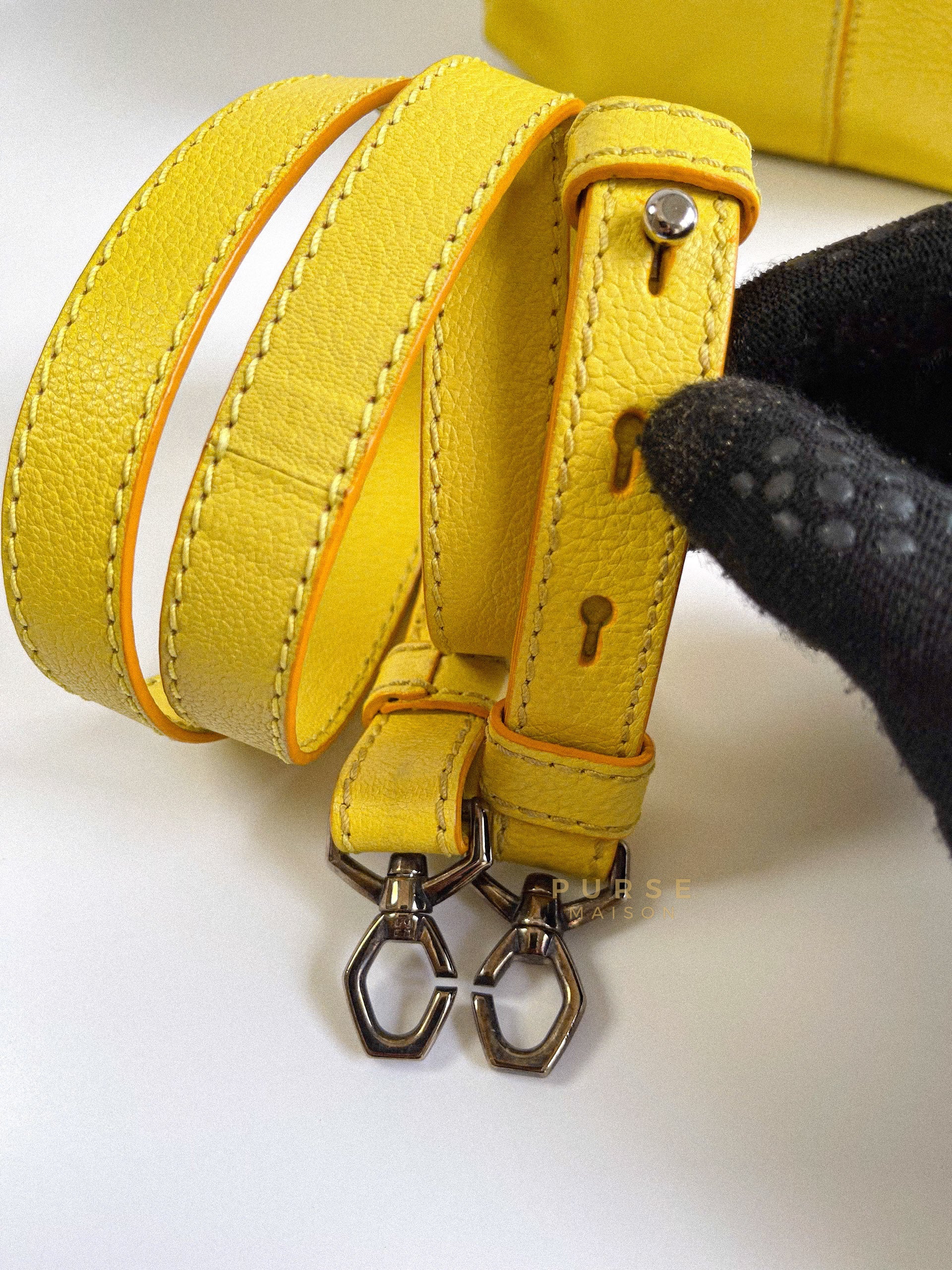 Nightingale Yellow Micro Bag | Purse Maison Luxury Bags Shop