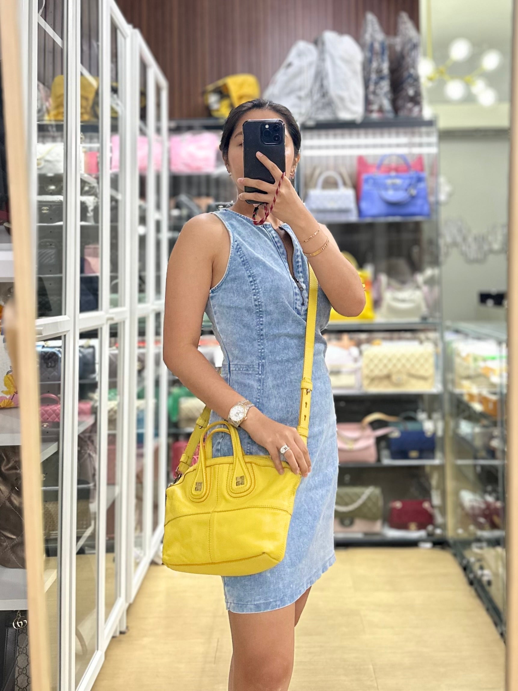 Nightingale Yellow Micro Bag | Purse Maison Luxury Bags Shop