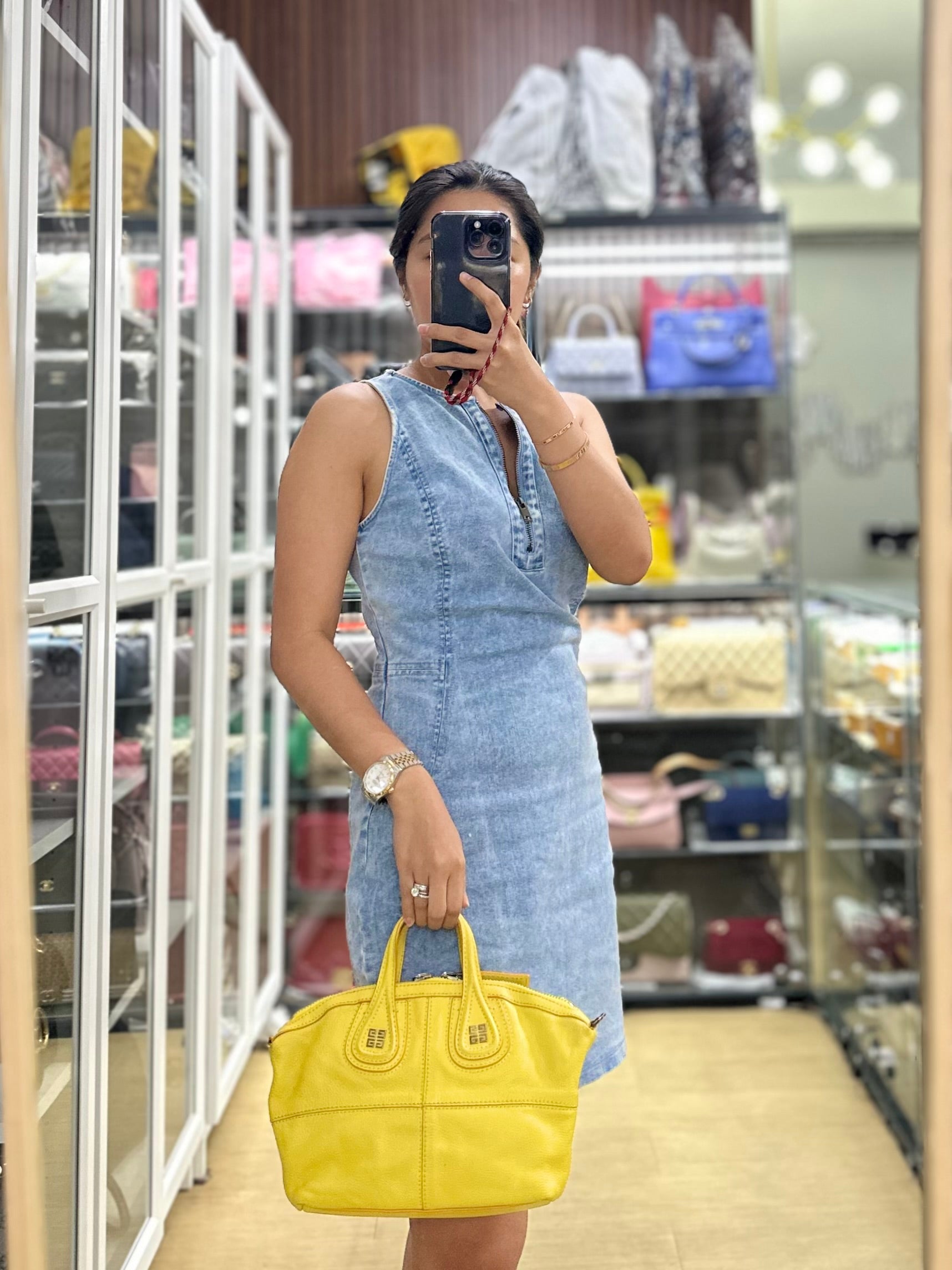 Nightingale Yellow Micro Bag | Purse Maison Luxury Bags Shop