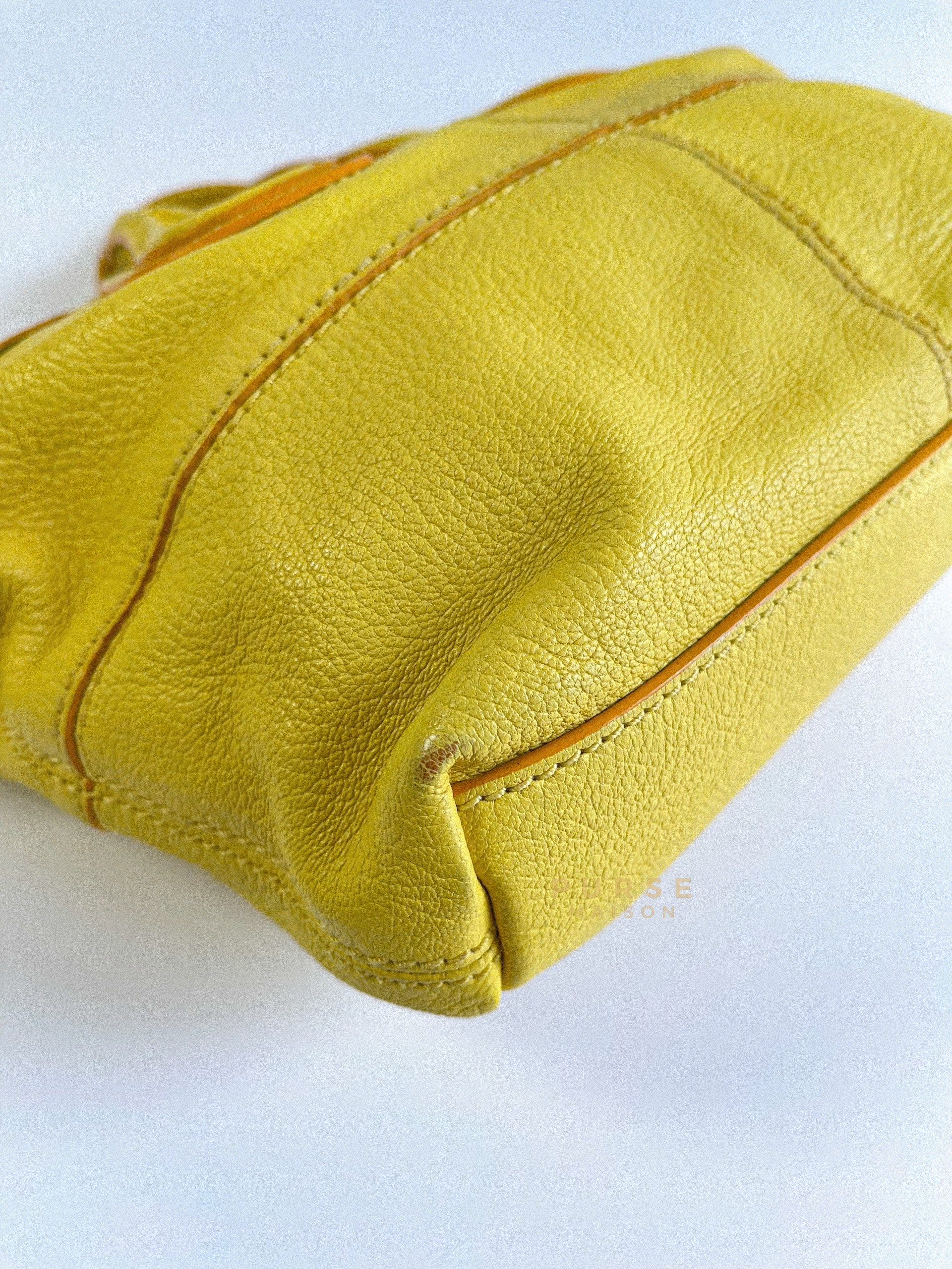 Nightingale Yellow Micro Bag | Purse Maison Luxury Bags Shop