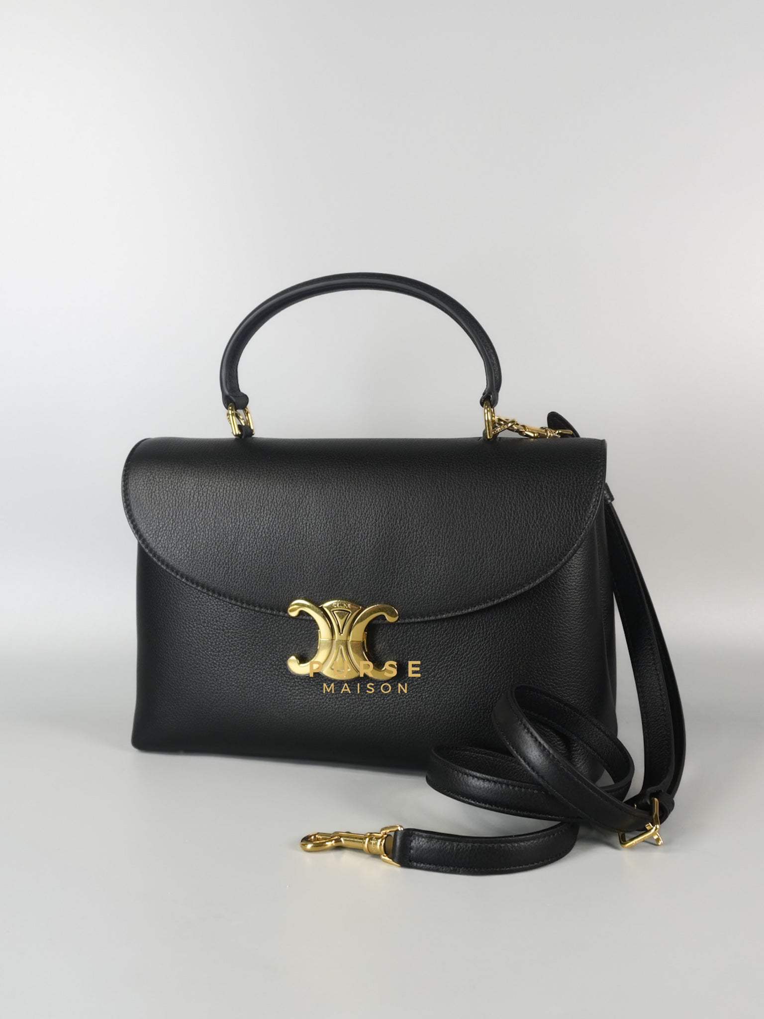 【日本入手困難】MEDIUM NINO BAG IN SUPPLE GRAINED CALFSKIN 117523FXK-10BL_2_SS24_W.jpg