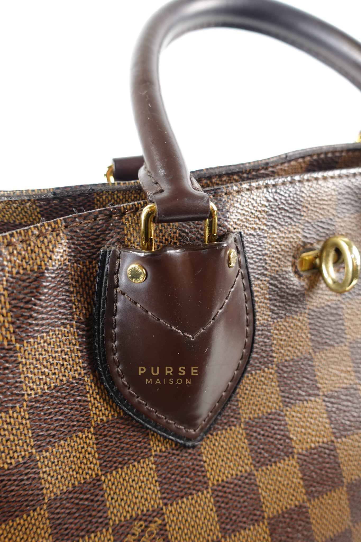 Normandy Noir in Damier Ebene (Date code: AH4166) | Purse Maison Luxury Bags Shop