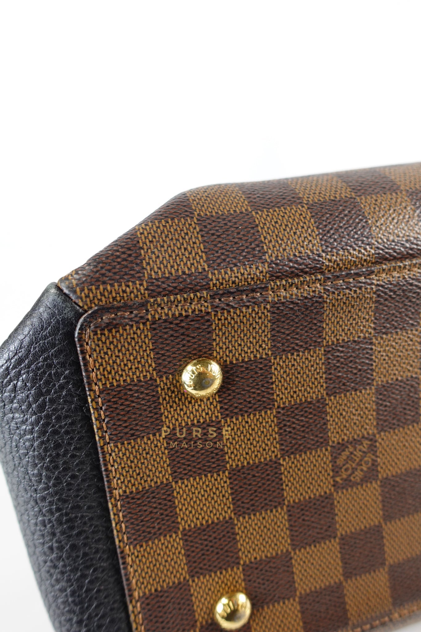 Normandy Noir in Damier Ebene (Date code: AH4166) | Purse Maison Luxury Bags Shop