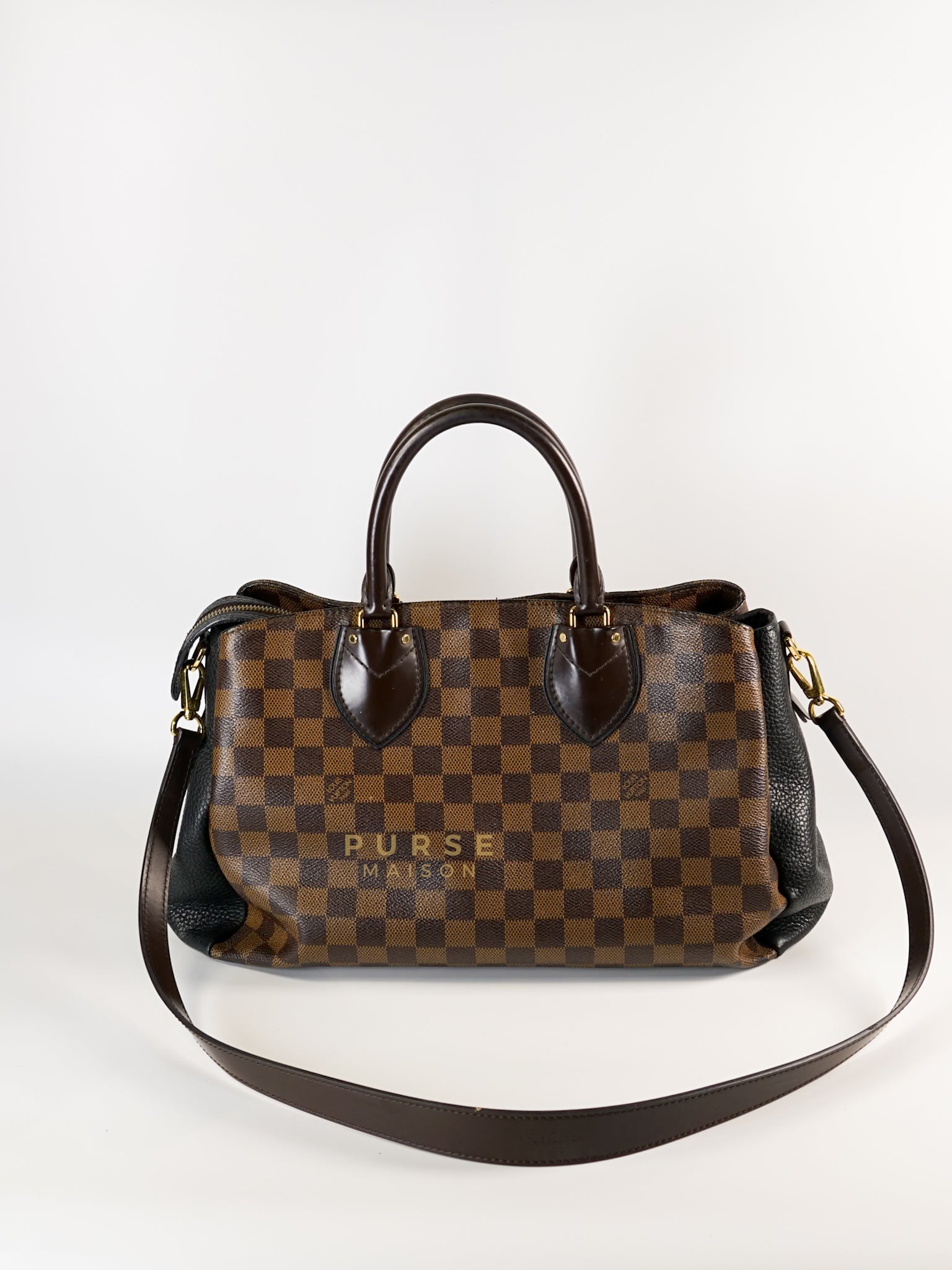 Normandy Noir in Damier Ebene (Date code: AH4166) | Purse Maison Luxury Bags Shop