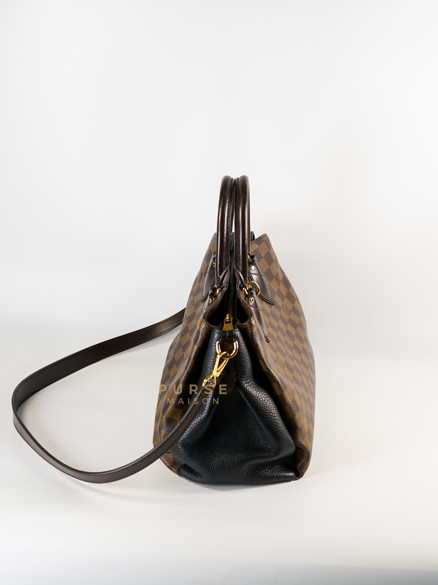 Normandy Noir in Damier Ebene (Date code: AH4166) | Purse Maison Luxury Bags Shop