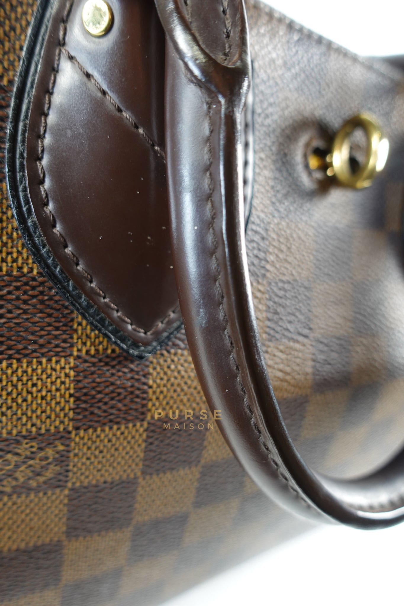 Normandy Noir in Damier Ebene (Date code: AH4166) | Purse Maison Luxury Bags Shop