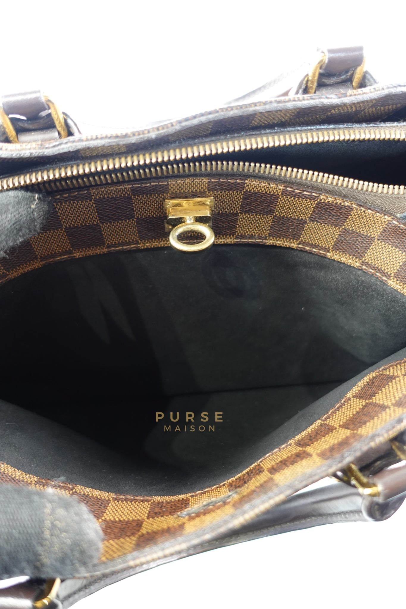 Normandy Noir in Damier Ebene (Date code: AH4166) | Purse Maison Luxury Bags Shop