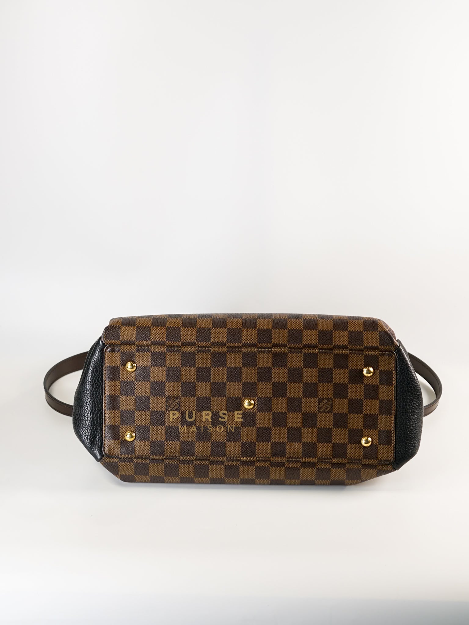 Normandy Noir in Damier Ebene (Date code: AH4166) | Purse Maison Luxury Bags Shop