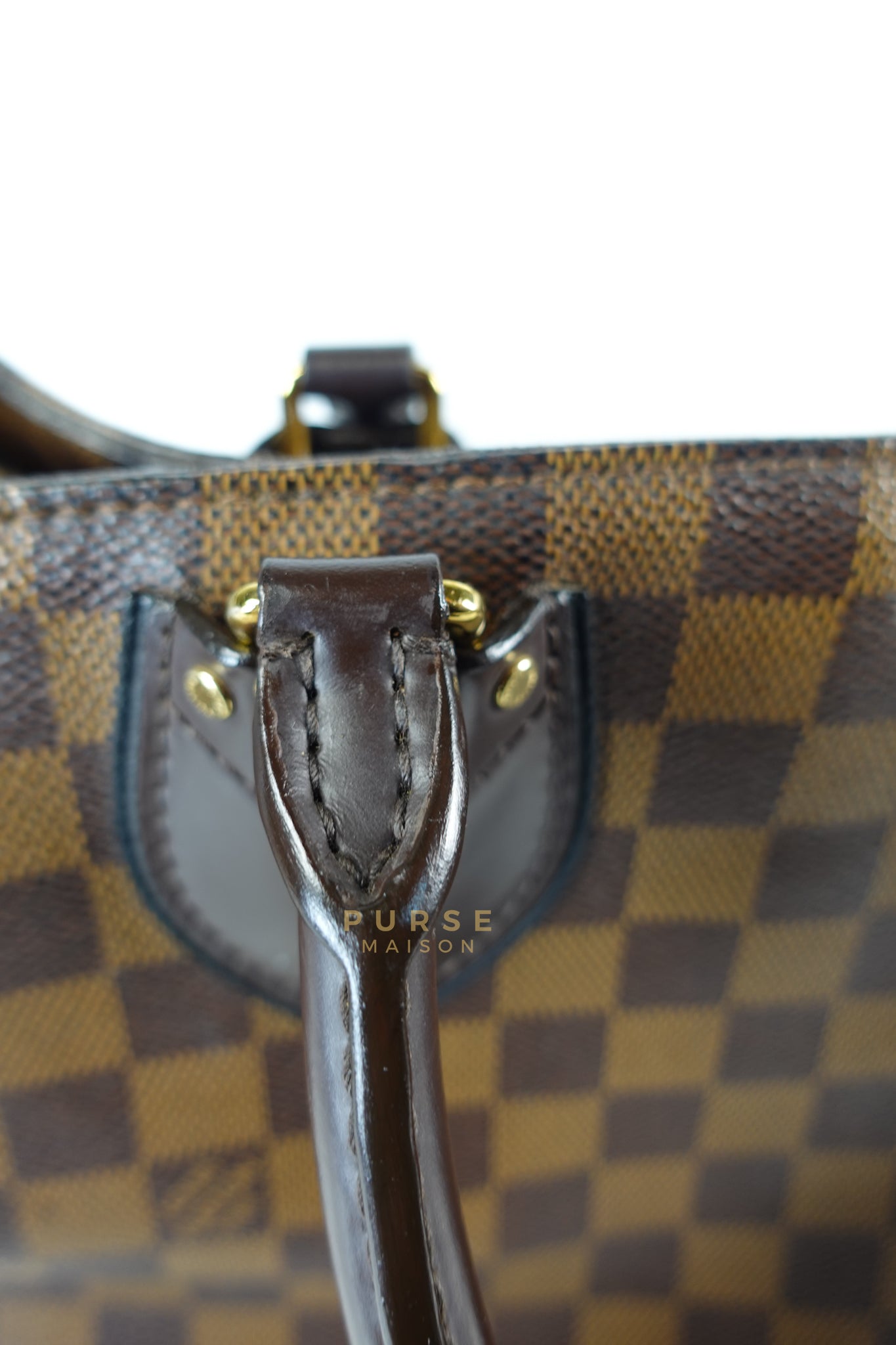 Normandy Noir in Damier Ebene (Date code: AH4166) | Purse Maison Luxury Bags Shop