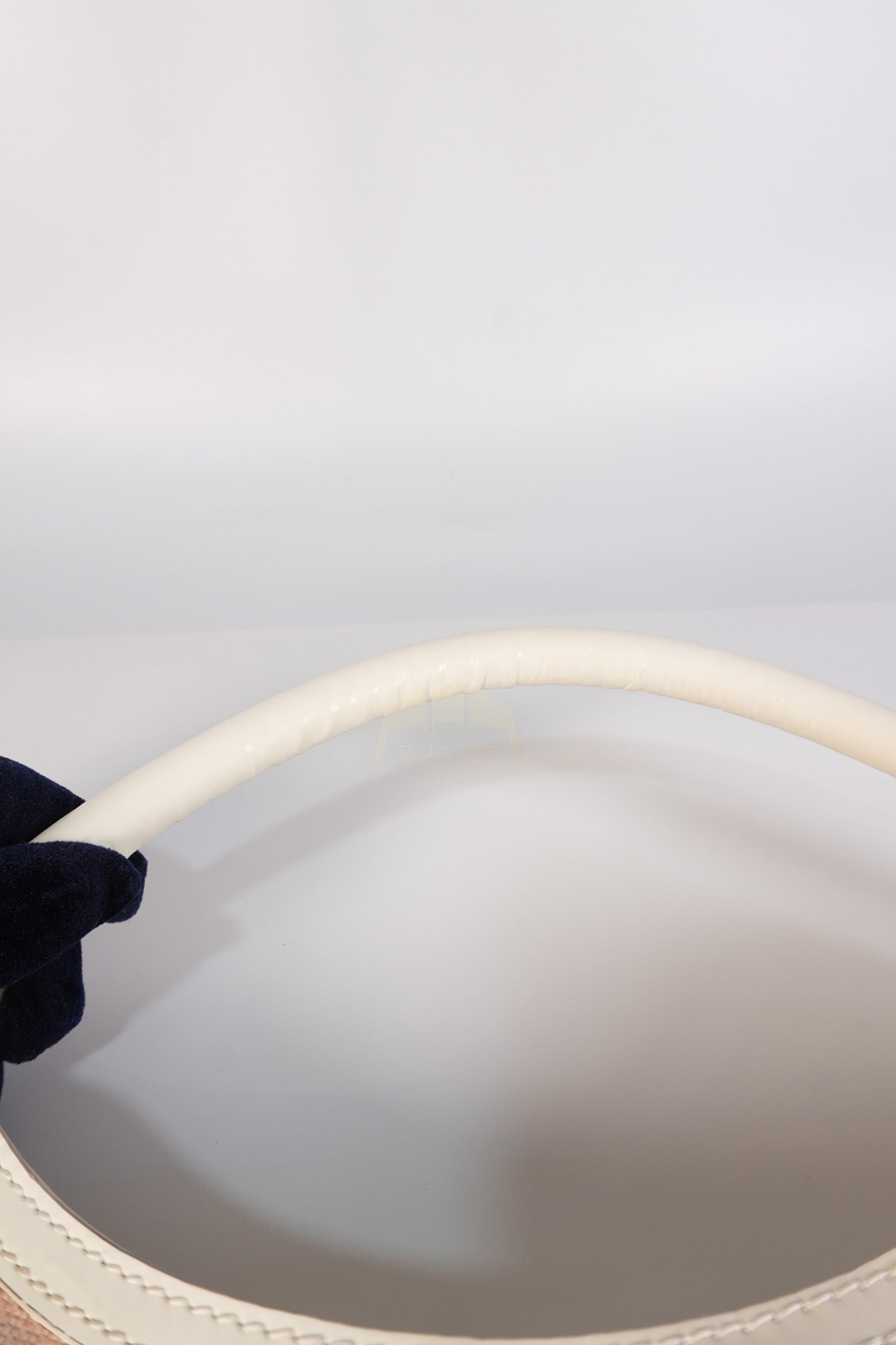 Nova Stars Printed Coated in White Patent Leather Shoulder Bag | Purse Maison Luxury Bags Shop