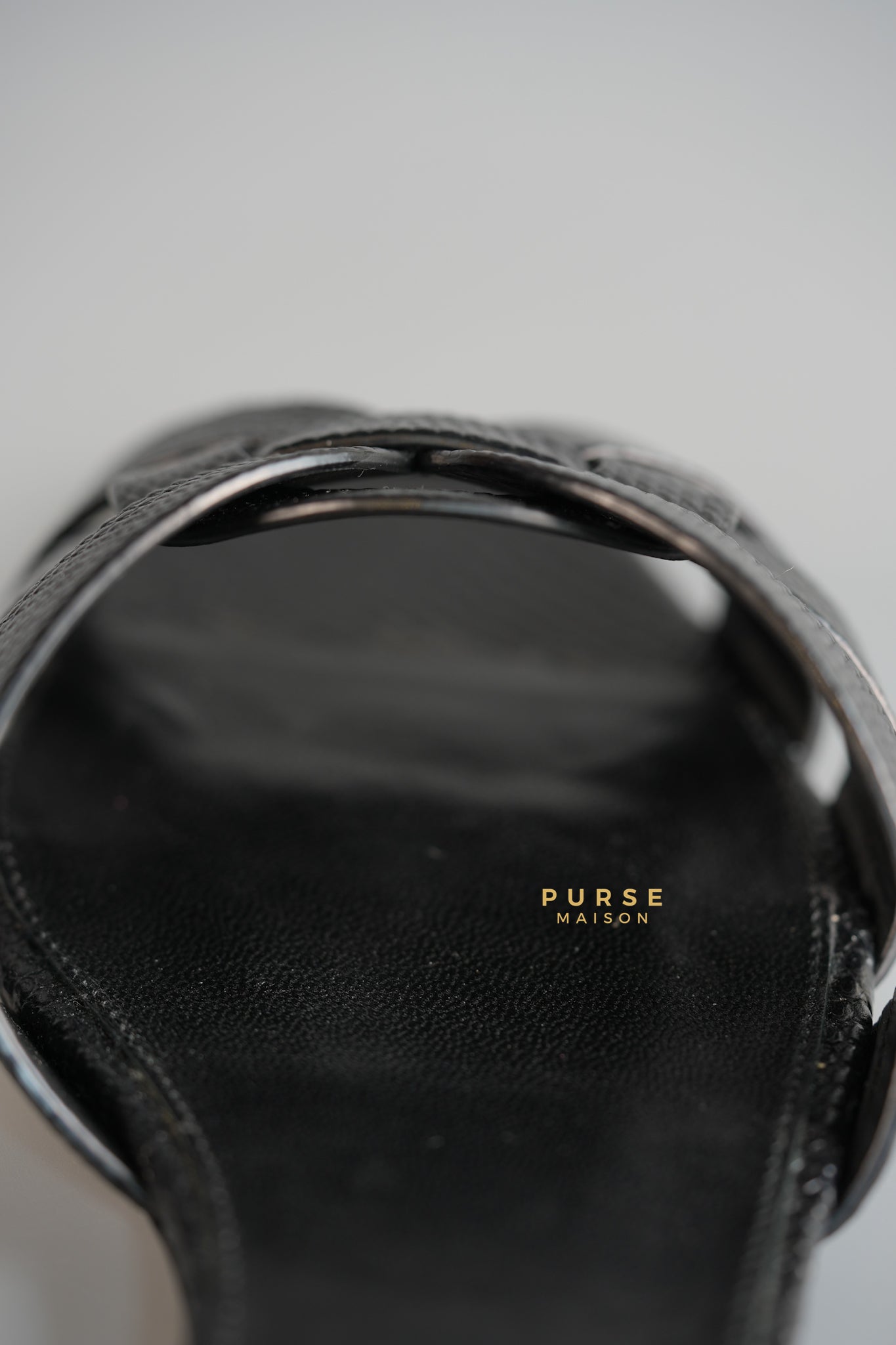 Nu Pieds Tribute Black Flat Sandals Size 37 (24cm) | Purse Maison Luxury Bags Shop