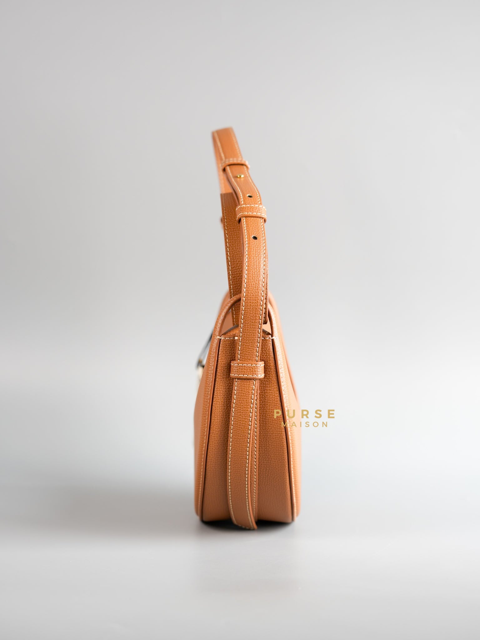 Numero Dix Camel Graine Leather Bag | Purse Maison Luxury Bags Shop