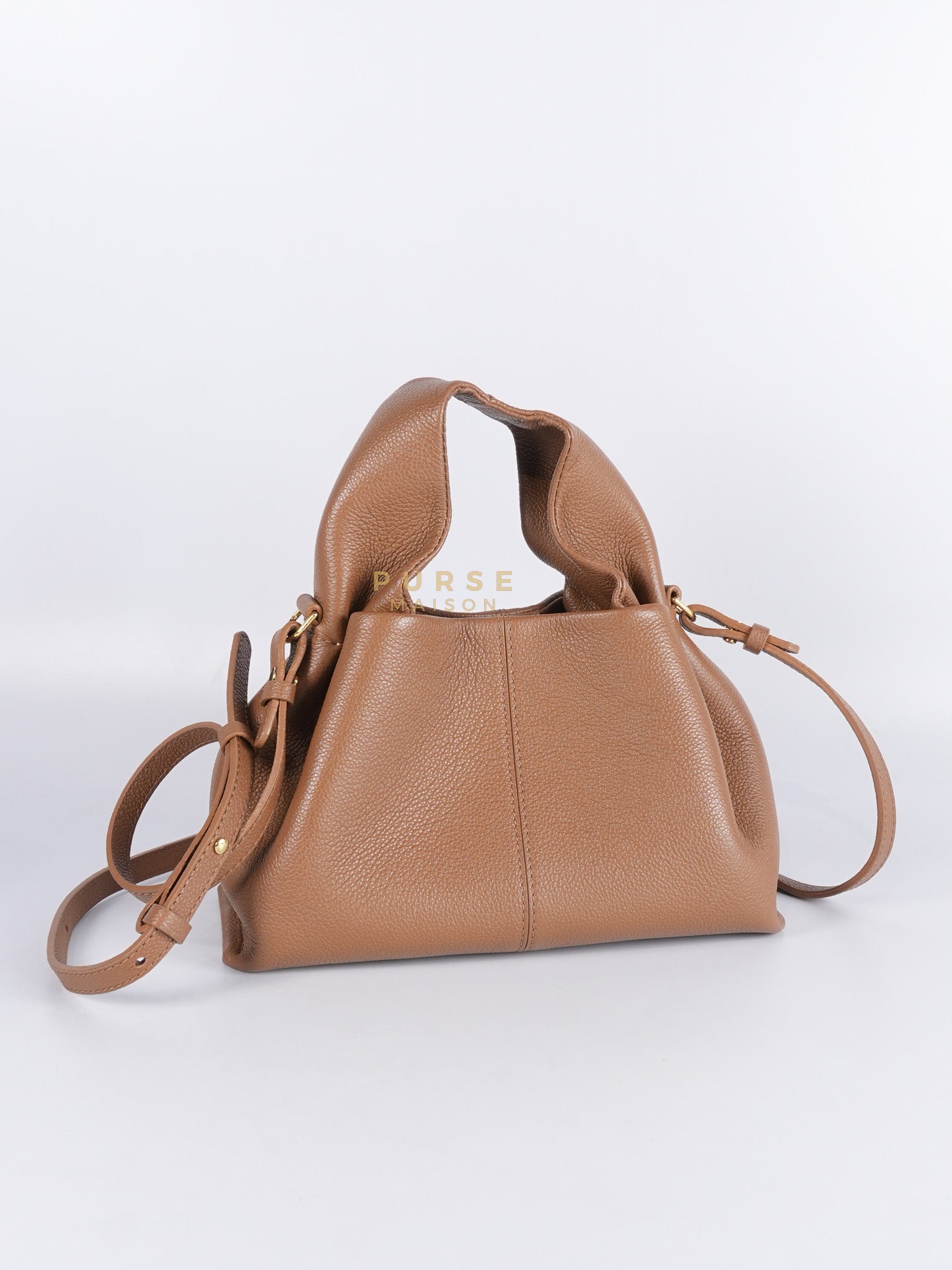 Numero Mini Neuf Camel Grain Calfskin Leather | Purse Maison Luxury Bags Shop