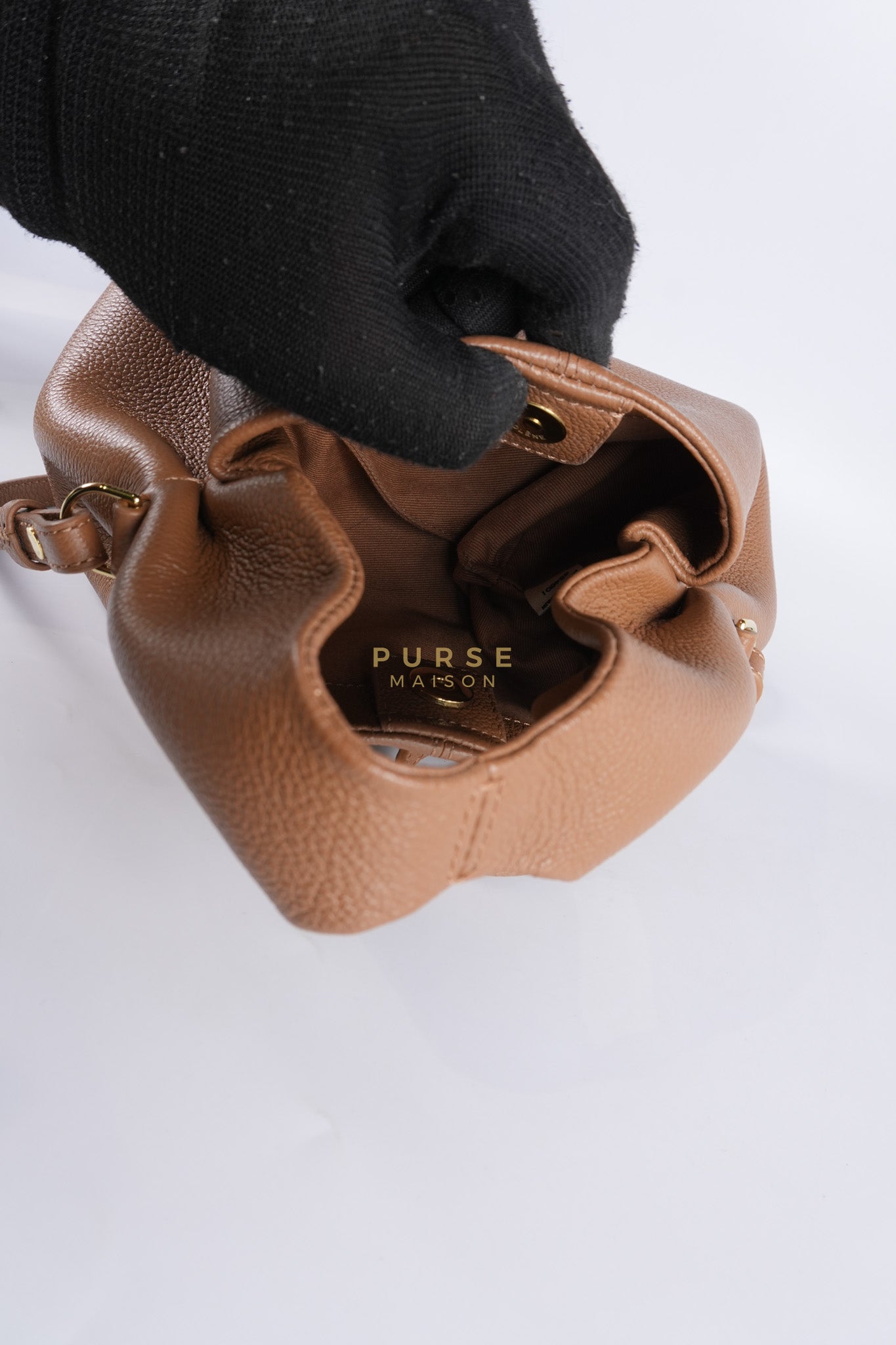 Numero Mini Neuf Camel Grain Calfskin Leather | Purse Maison Luxury Bags Shop