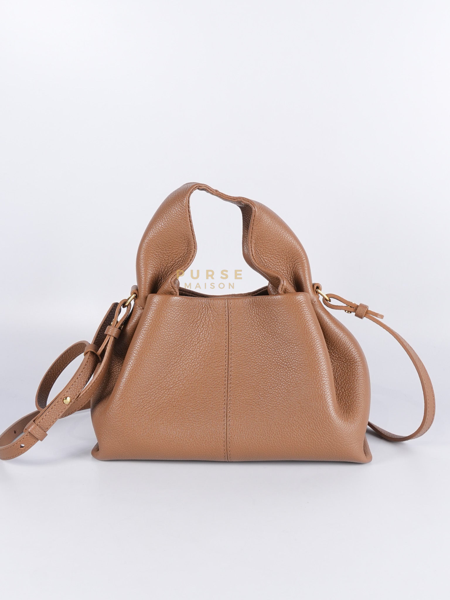Numero Mini Neuf Camel Grain Calfskin Leather | Purse Maison Luxury Bags Shop