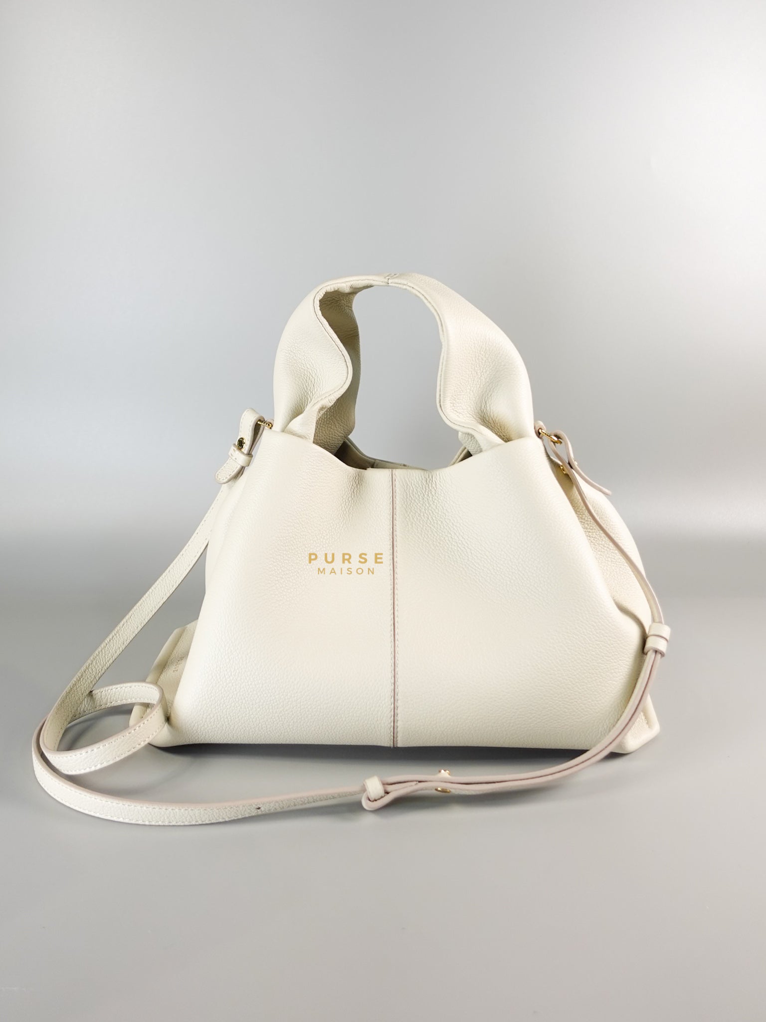 Numero Neuf Craie Graine Leather Bag | Purse Maison Luxury Bags Shop