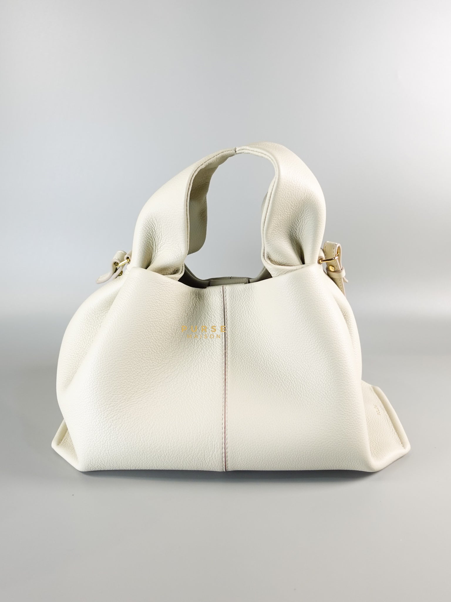 Numero Neuf Craie Graine Leather Bag | Purse Maison Luxury Bags Shop