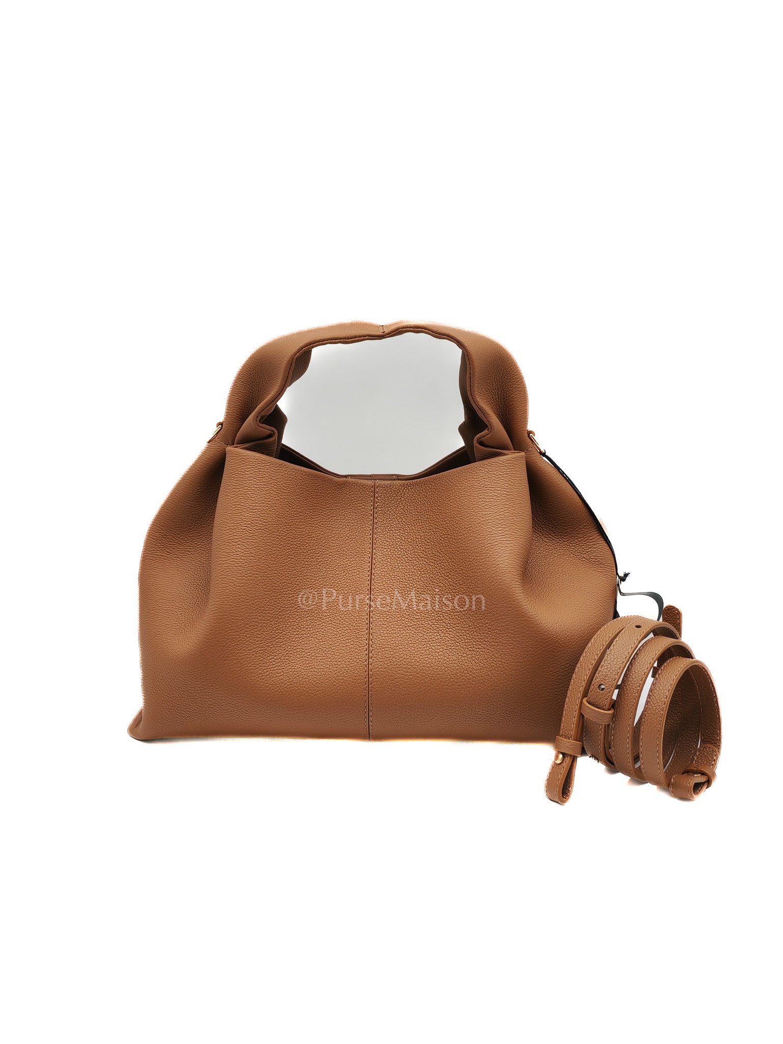 Numero Neuf in Camel Graine Leather | Purse Maison Luxury Bags Shop