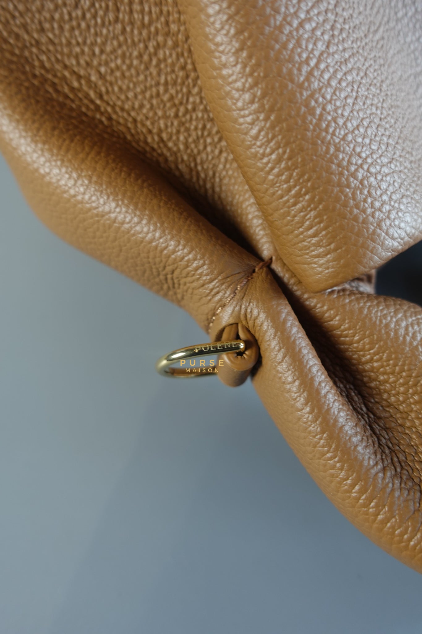 Numero Neuf Mini in Camel Grain Leather Bag | Purse Maison Luxury Bags Shop